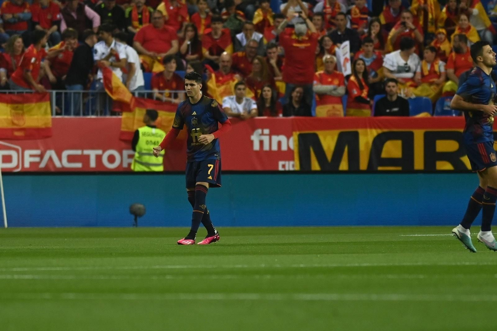 El España-Noruega de Málaga, en fotos