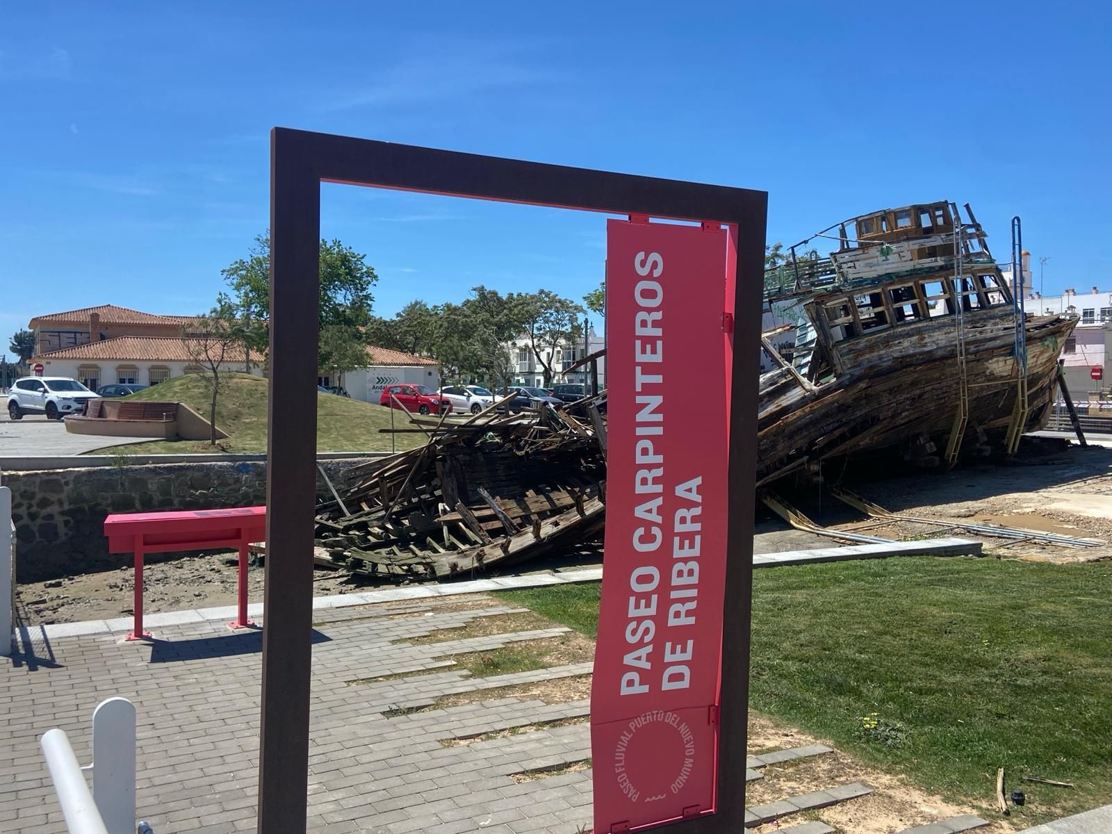 El Vapor de El Puerto, en las últimas en el paseo fluvial.