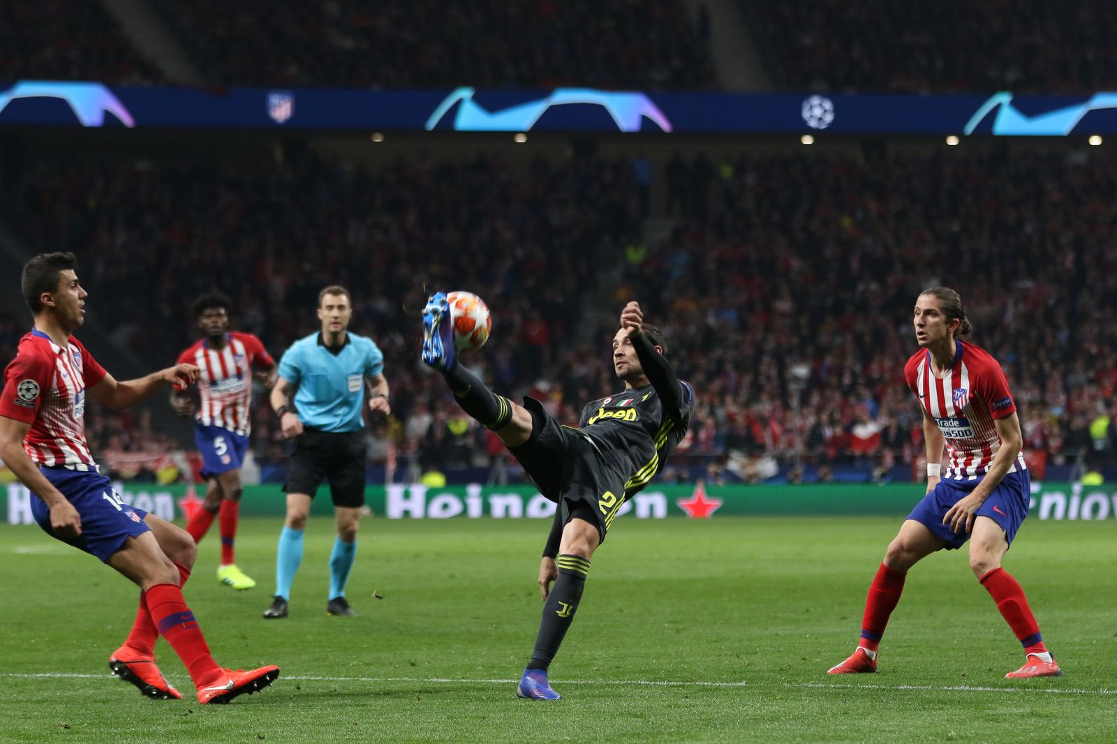 Las imágenes del Atlético de Madrid-Juventus