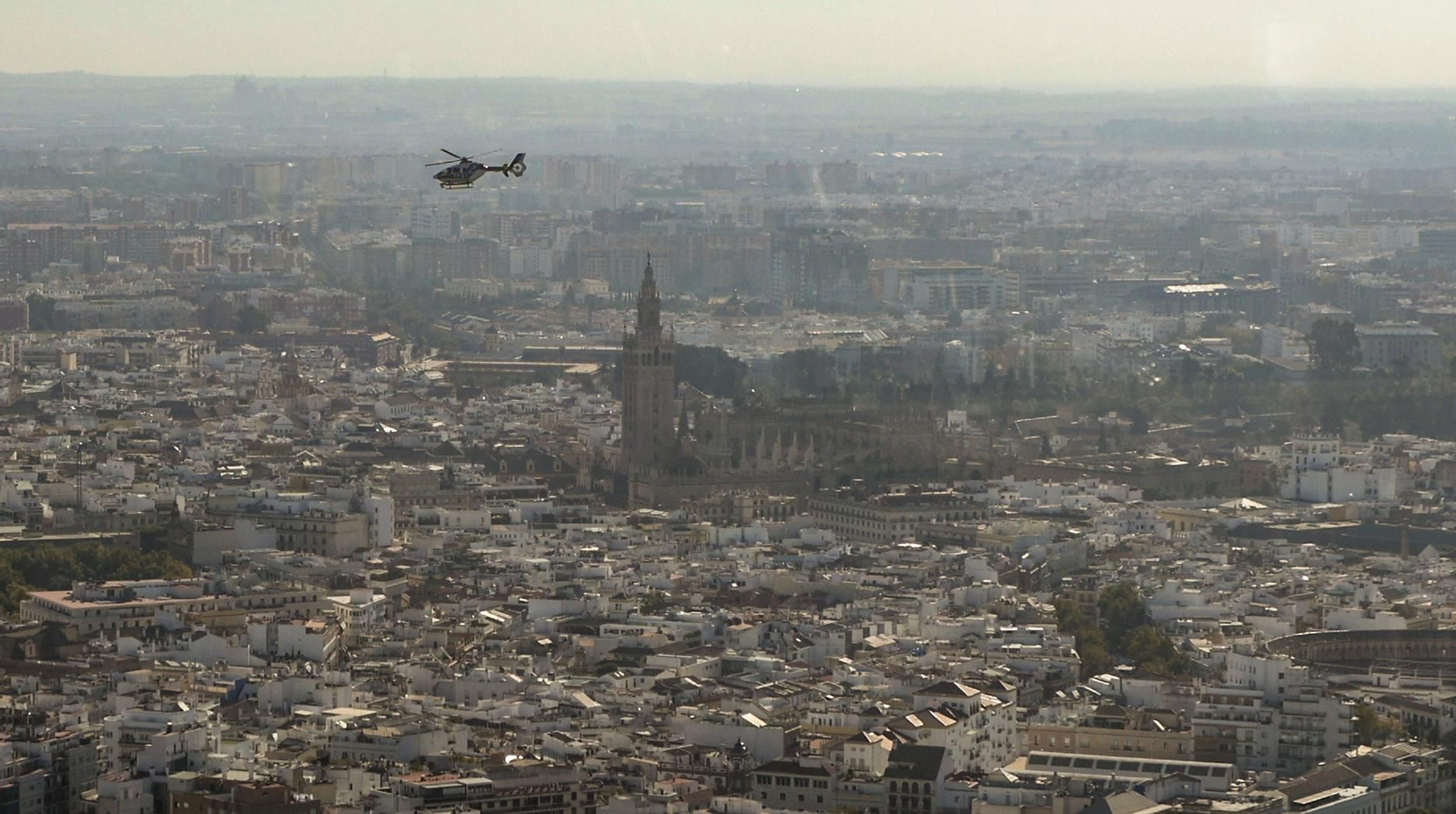 Una imagen aérea de Sevilla.