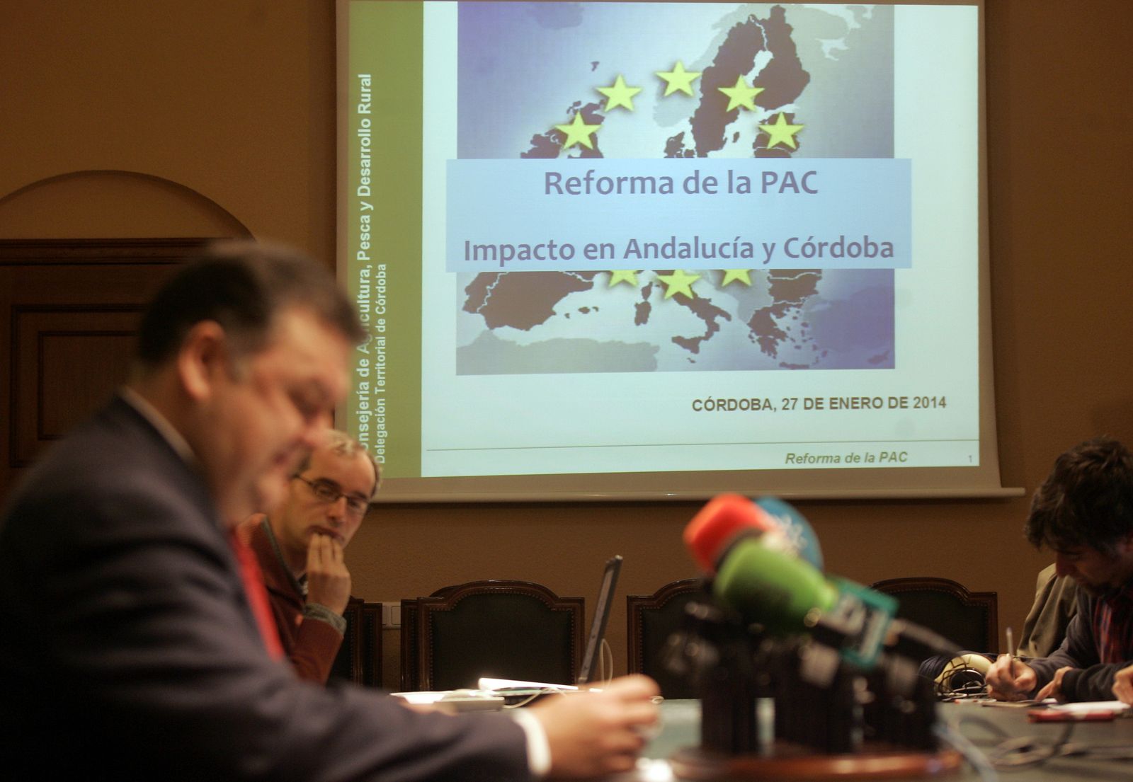 El delegado de Agricultura de Córdoba, en una intervención sobre el anterior marco de la PAC.