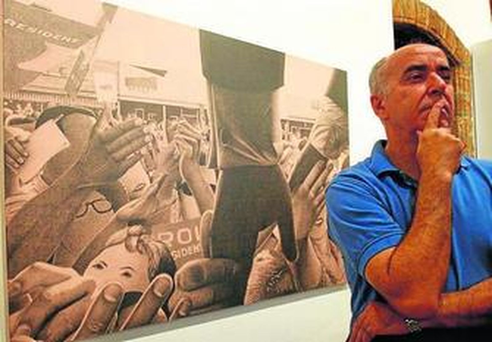 Una de las obras que se exponen en la muestra.