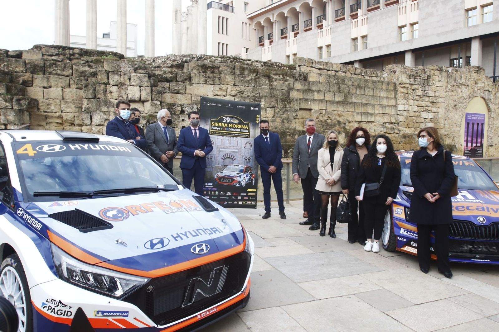 Las imágenes de la presentación del Rallye Sierra Morena 2022