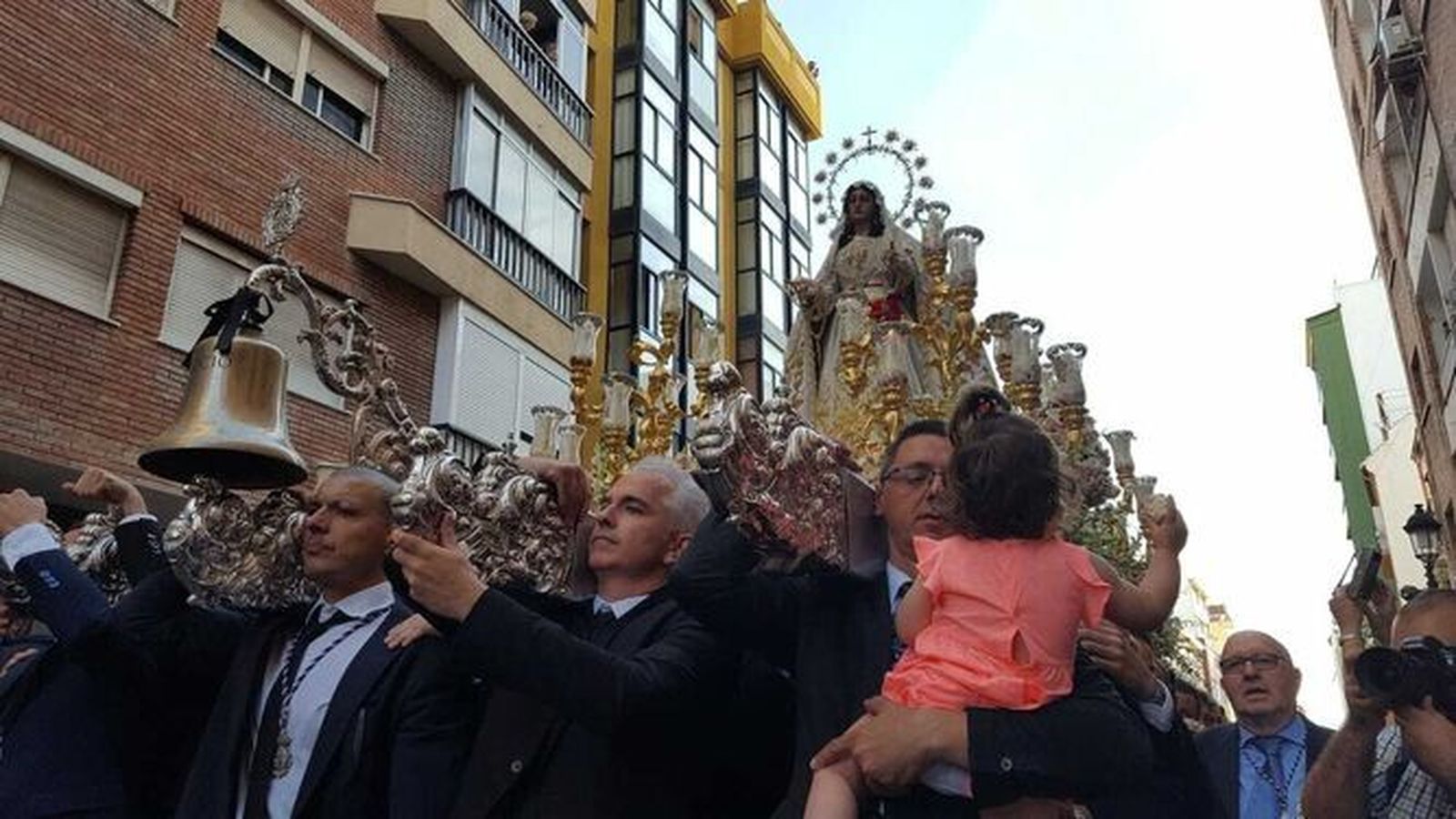 Procesión de Pentecostés de la virgen del Rocío.