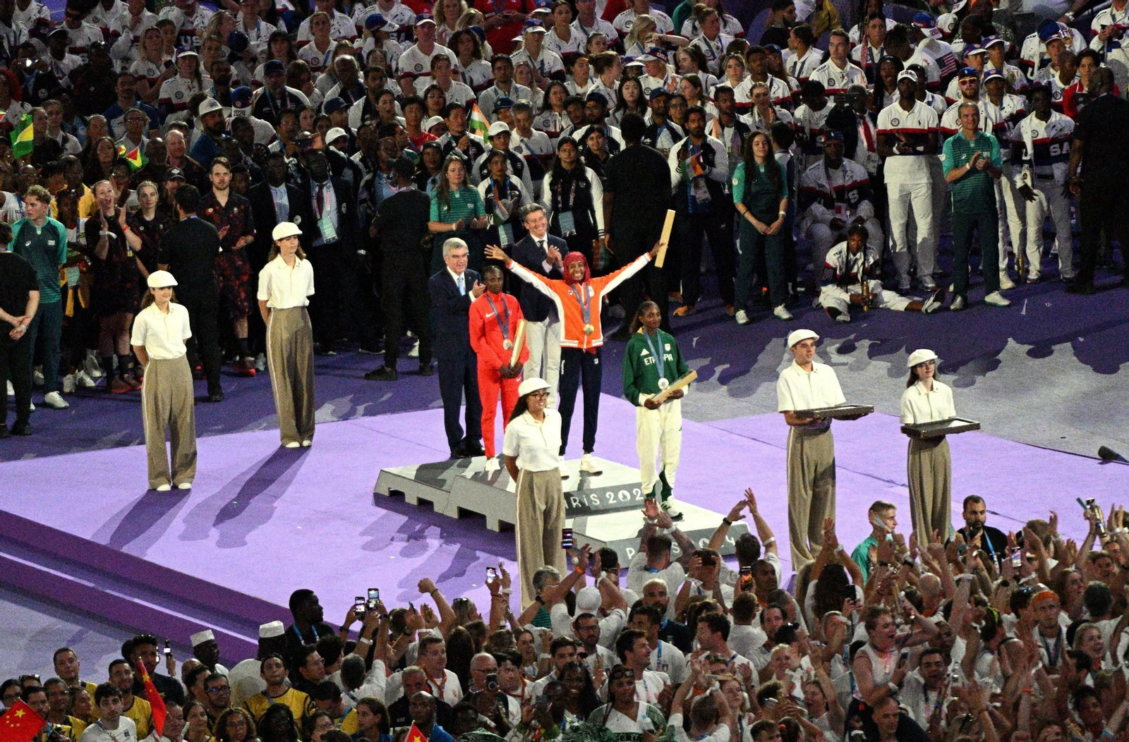 Las fotos de la ceremonia de clausura de los Juegos Olímpicos París 2024