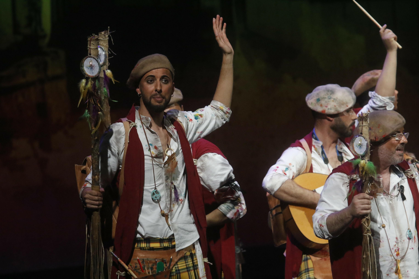 La primera sesión de preliminares del Concurso del Carnaval de Córdoba, en fotos