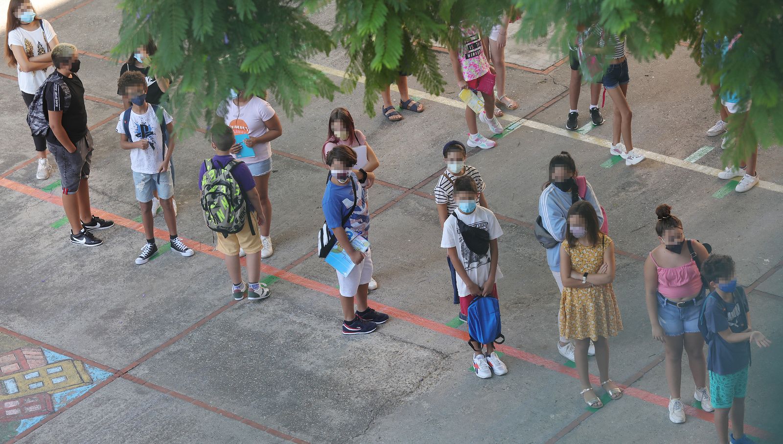 Vuelta al cole con medidas 'anti-Covid' en el colegio Isabel la Católica