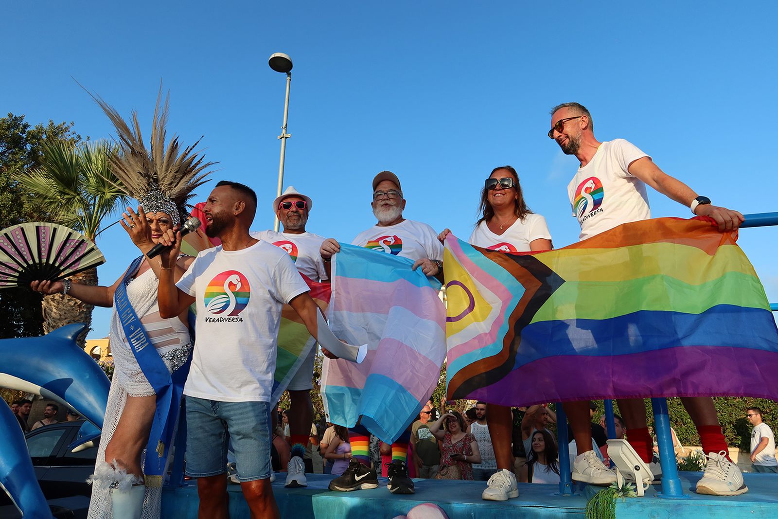 El desfile del Orgullo LGTBIQ de Vera Playa, en imágenes