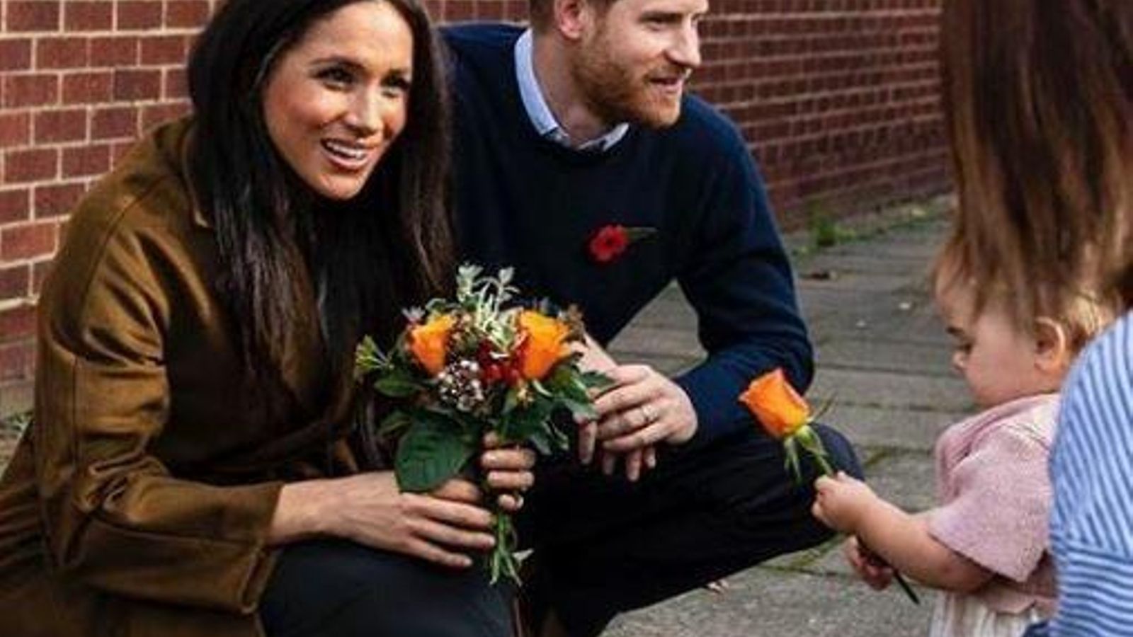 Meghan y Enrique, la mañana del jueves, en Windsor.