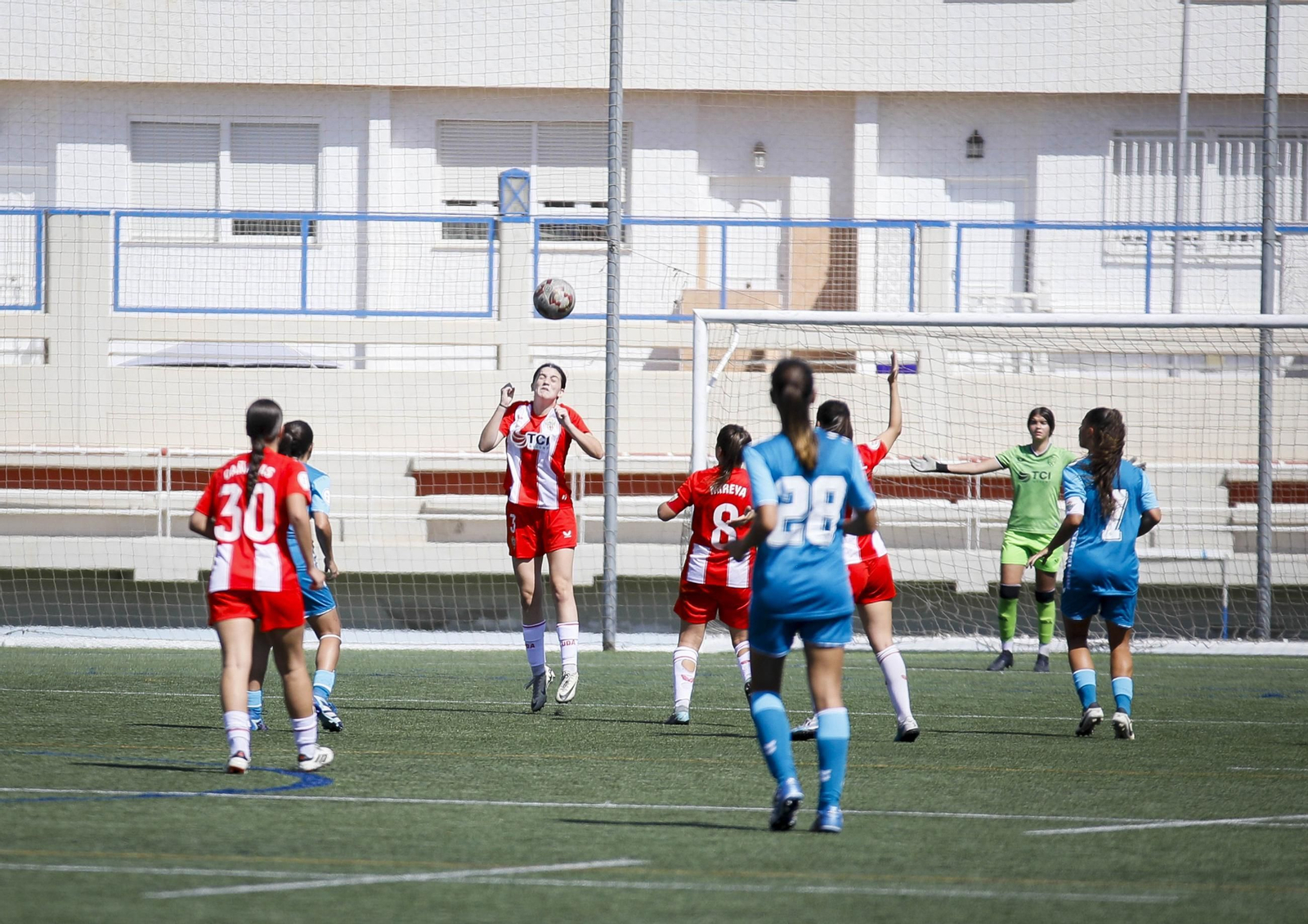 Las imágenes del partido de fútbol del Almería femenino contra el Betis B
