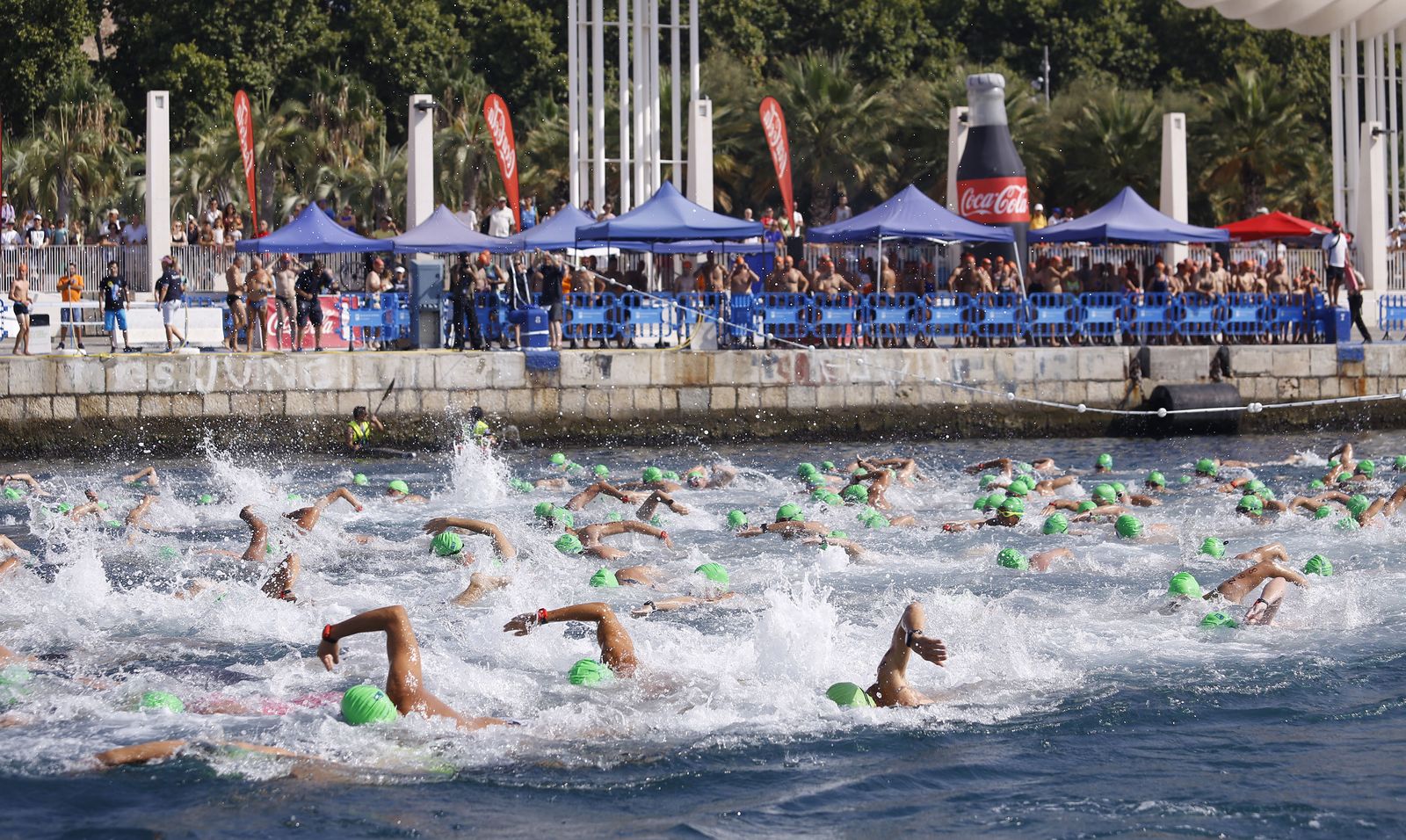 Fotos de la 60ª Travesía a Nado del Puerto de Málaga