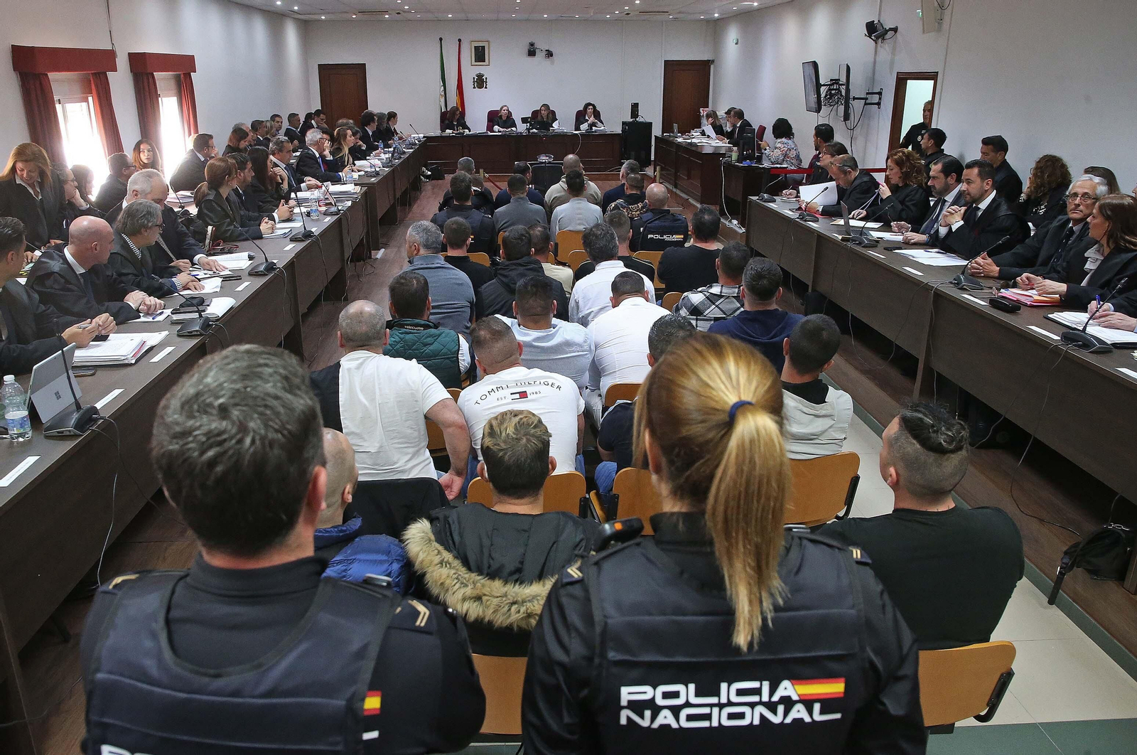Celebración del mayor juicio por narcotráfico en Algeciras