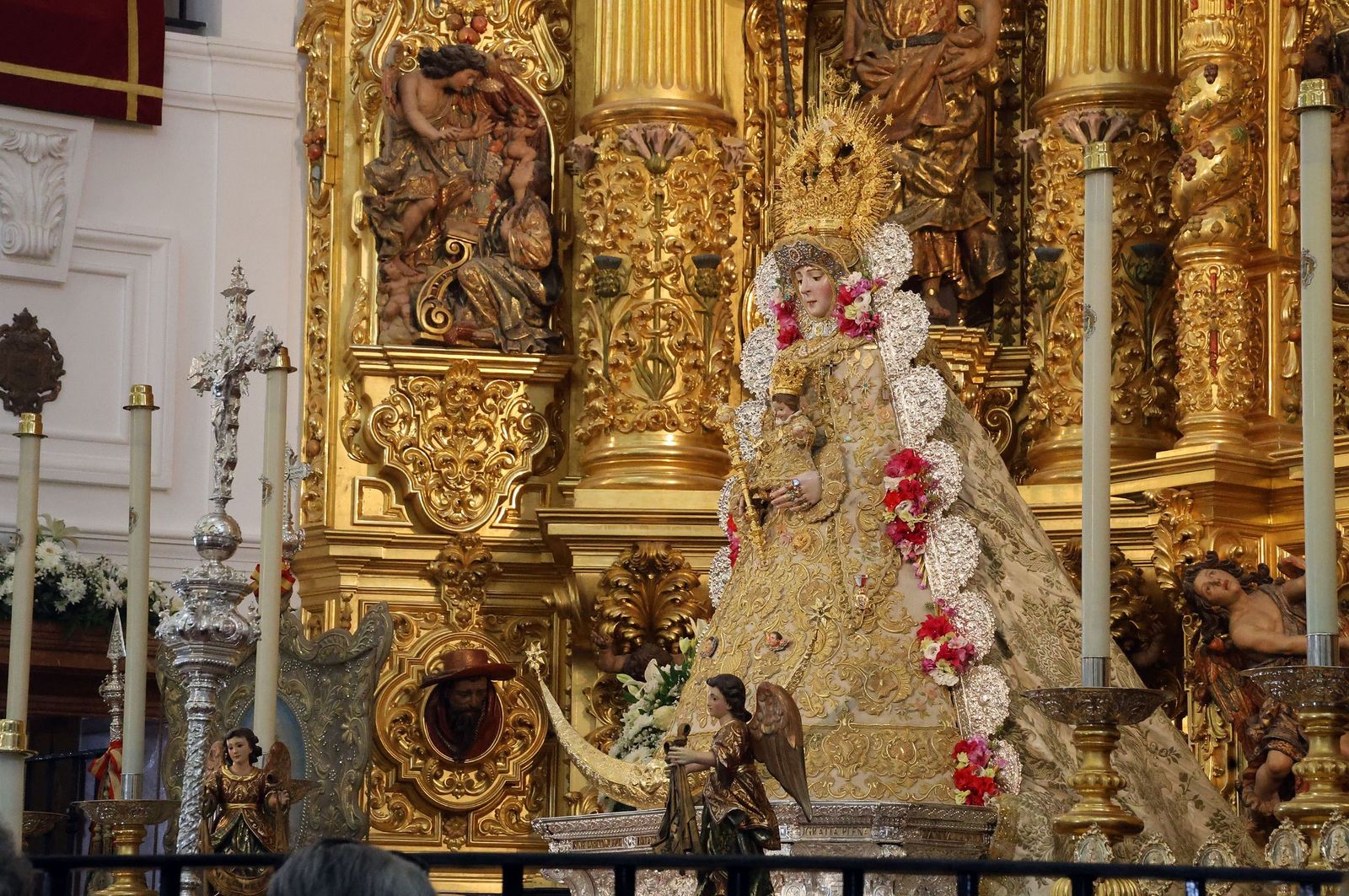 La Virgen del Rocío, en febrero de este año.