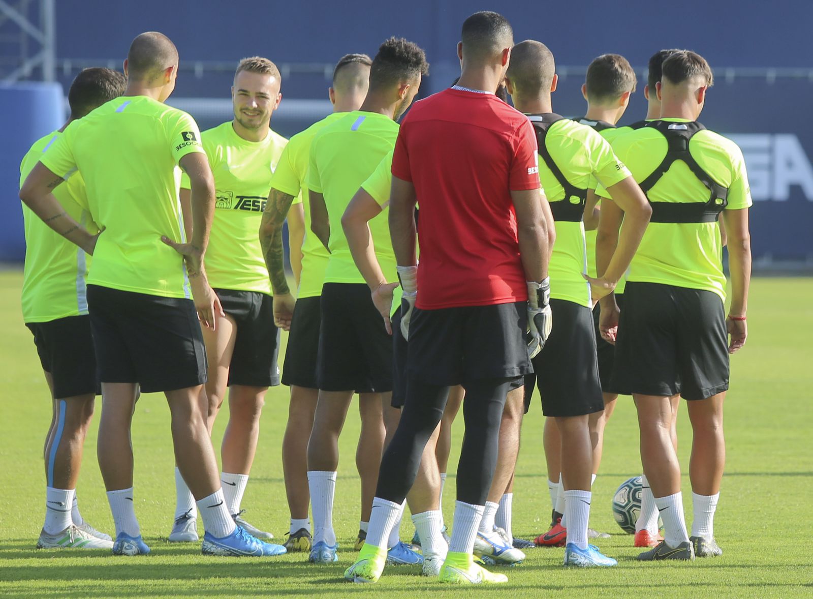 Las fotos del entrenamiento del Málaga en el Anexo de La Rosaleda