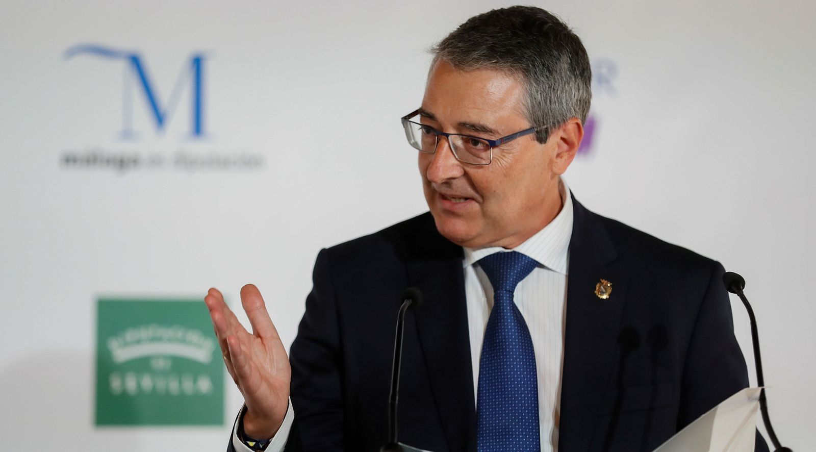 Salado, en la conferencia que ha ofrecido en un hotel de Sevilla.