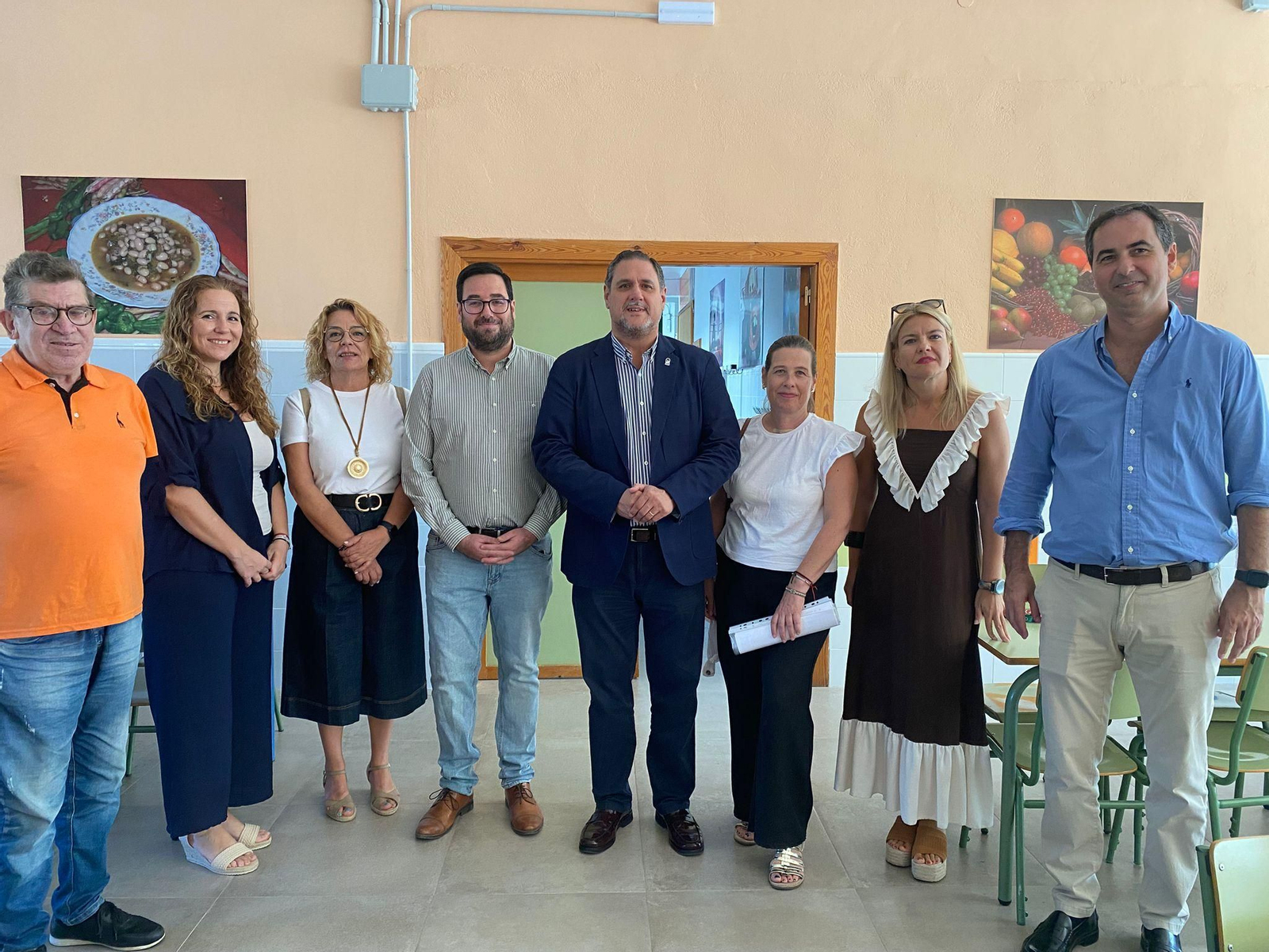 Visita al colegio de Tabernas.