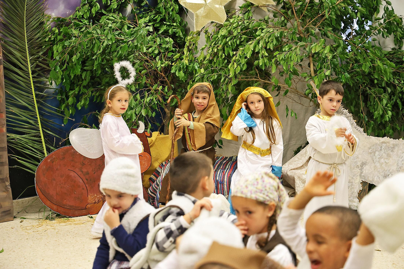 El impresionante Belén viviente del CEIP 12 de Octubre