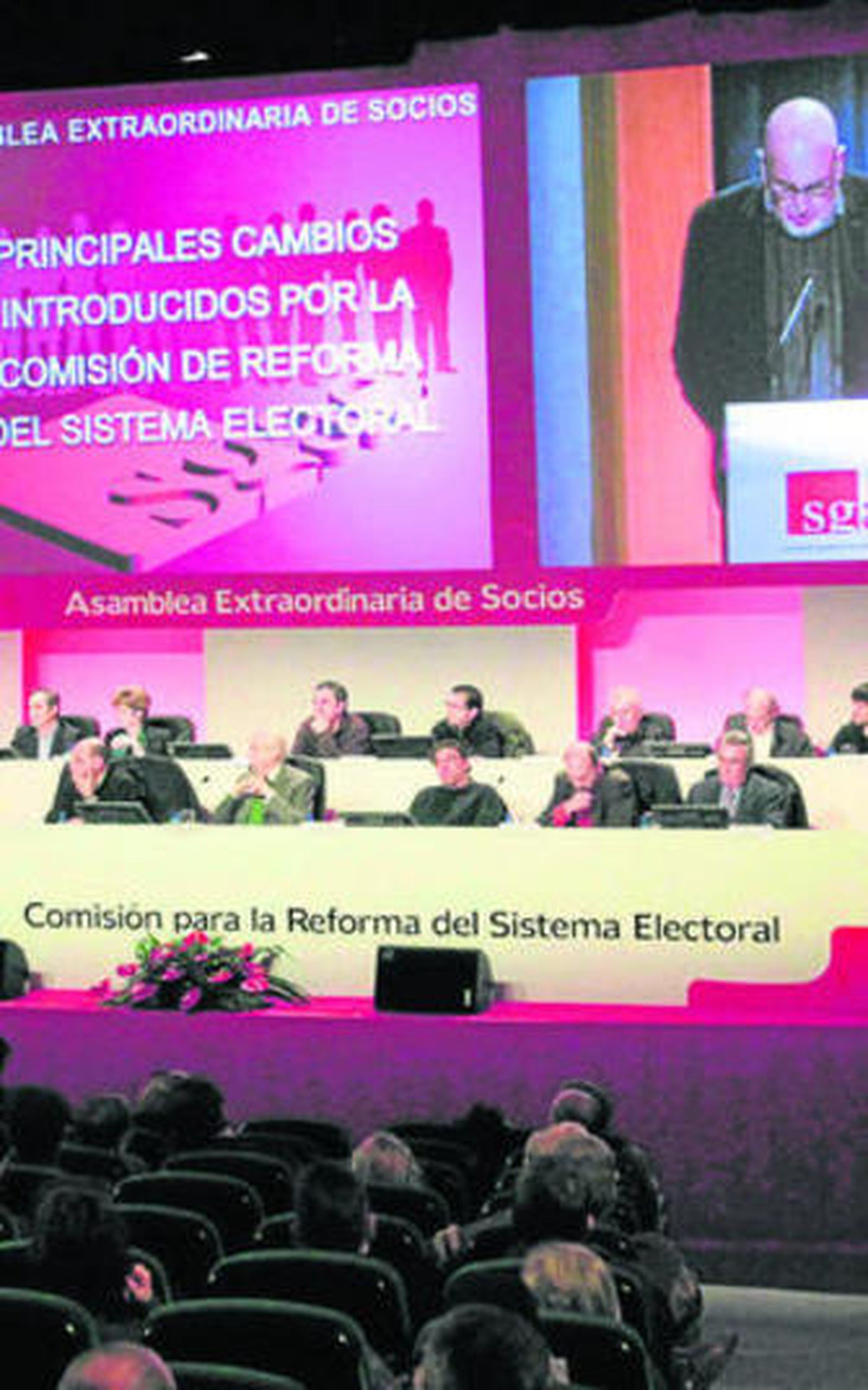 Asamblea general extraordinaria de la SGAE, el pasado noviembre.