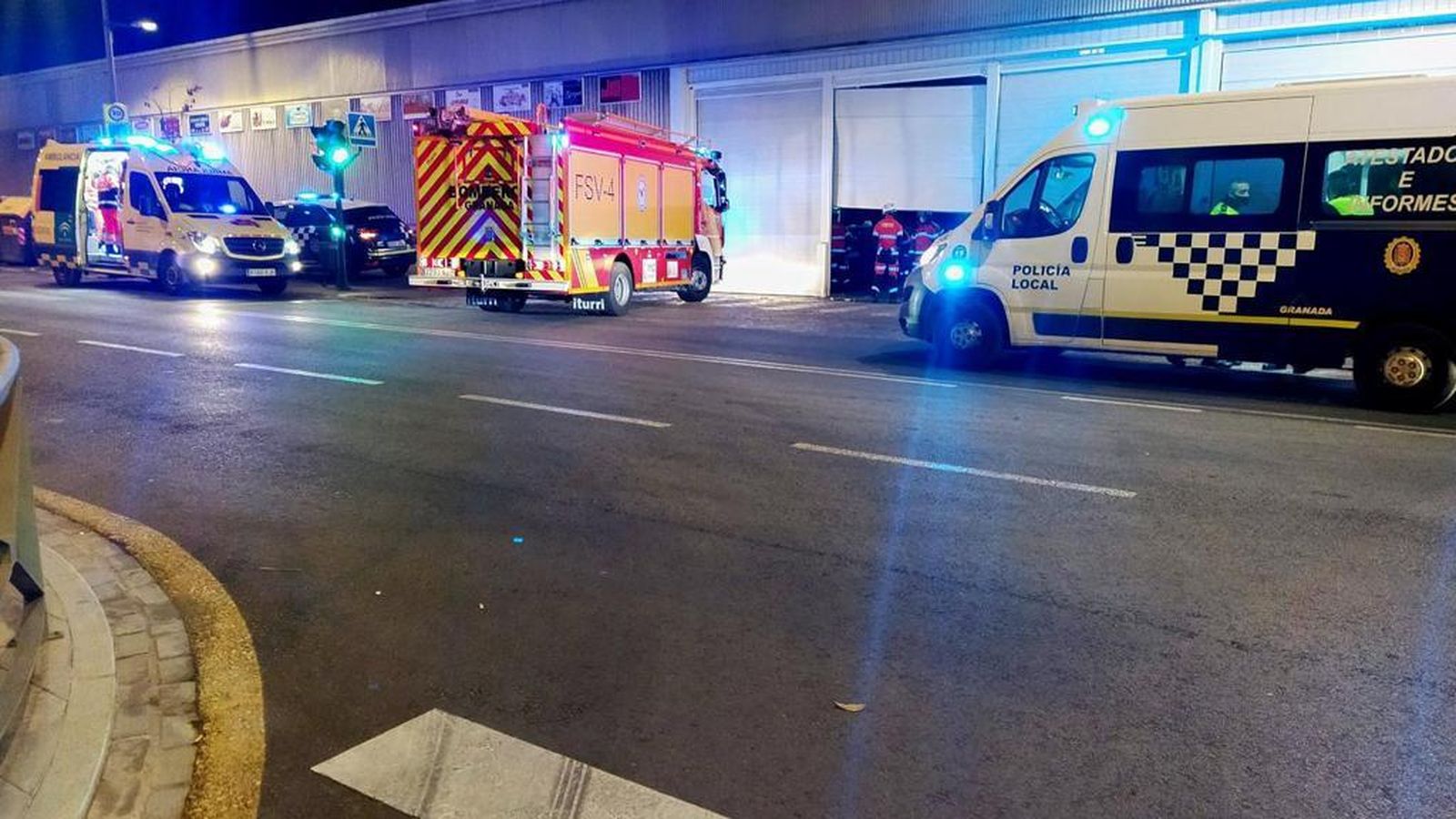 Lugar del accidente en Merca 80