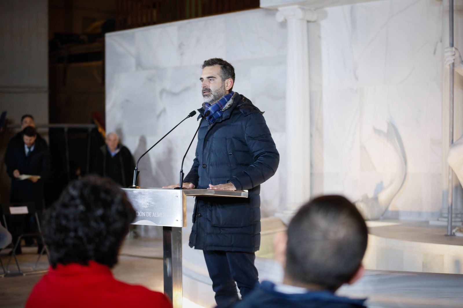 Imágenes de la inauguración de la plaza Almería en Macael