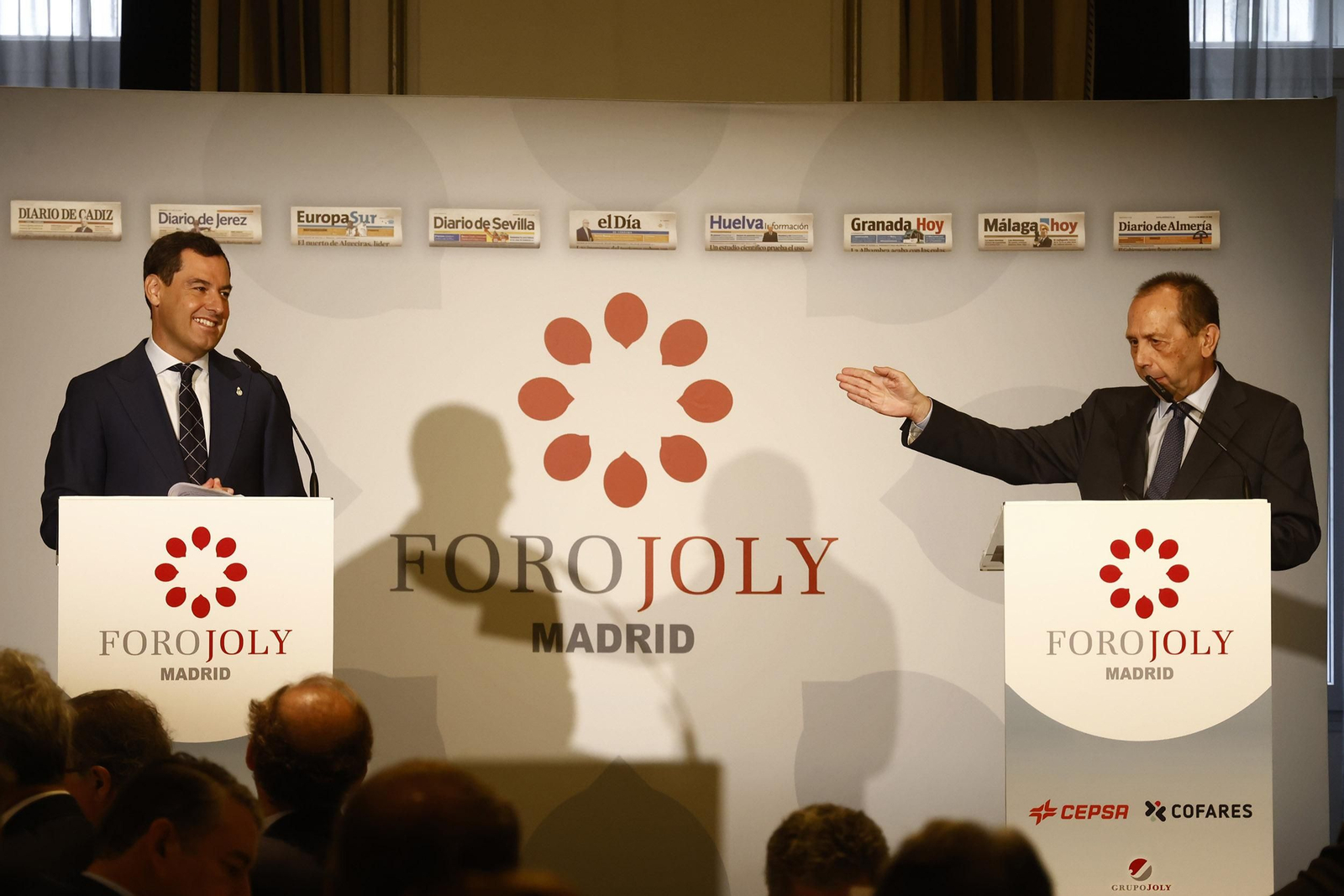 Foro Joly con Juanma Moreno en Madrid, todas las imágenes