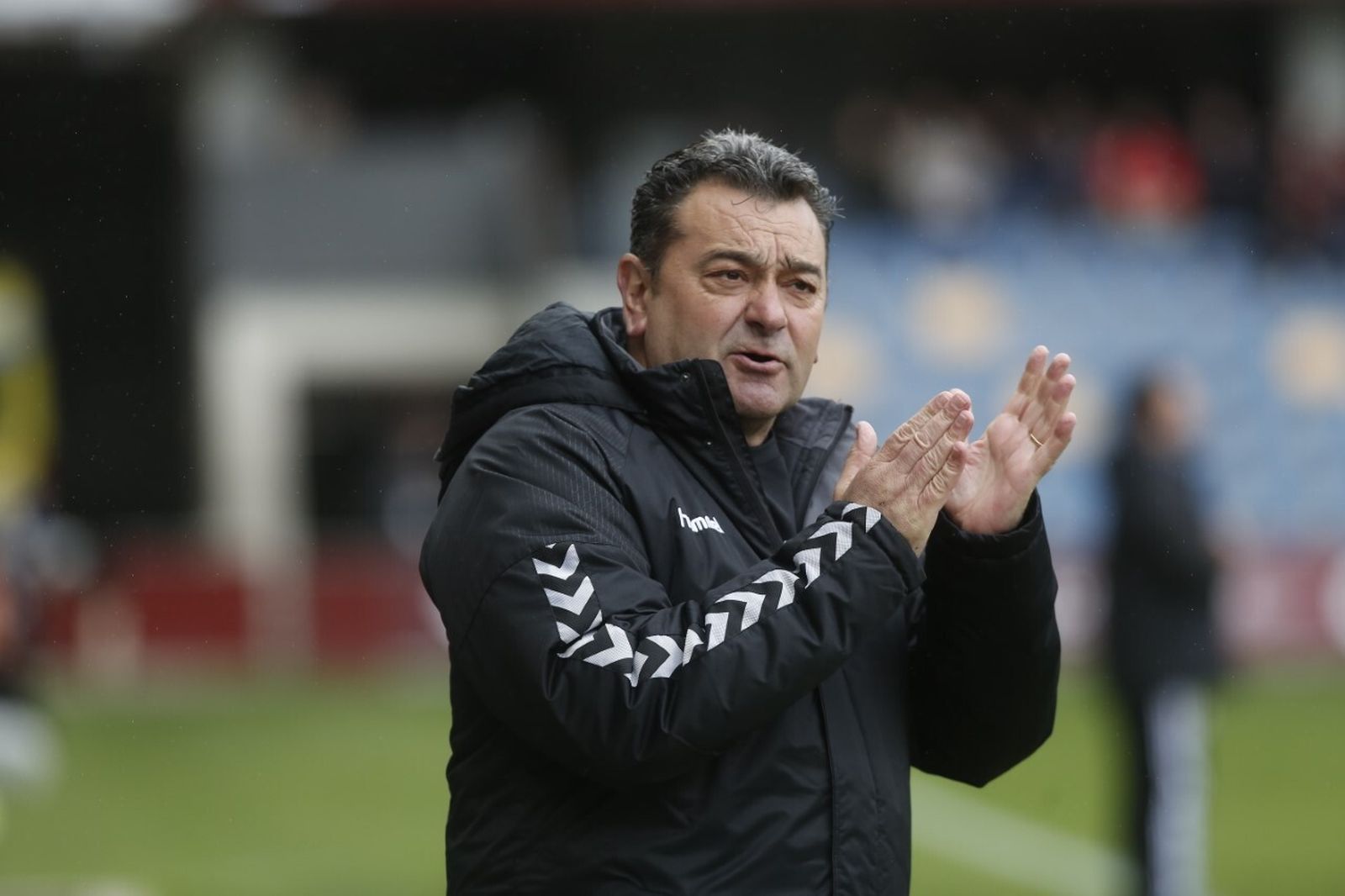 Carlos Pouso vivió en Pontevedra su última experiencia como técnico antes de llegar a Huelva.