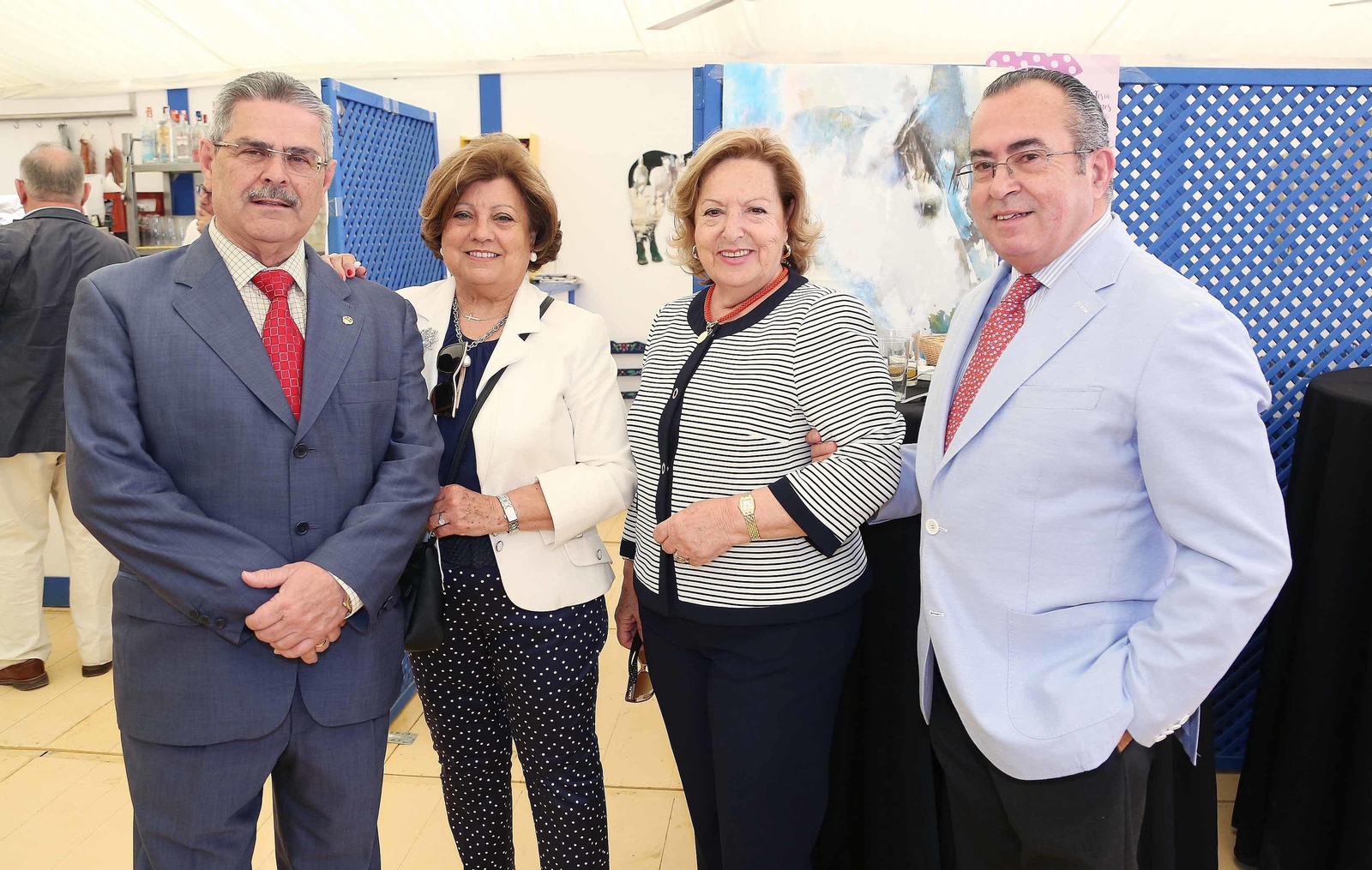 Rafael Castro, Ángeles Moreno, Fernández Pérez y Pilar Solano.