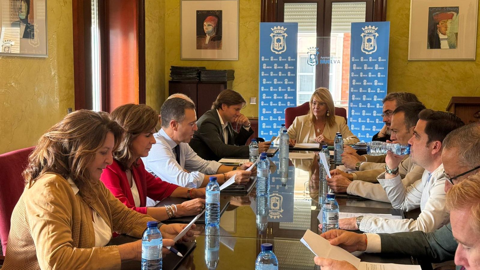 Junta de Gobierno del Ayuntamiento de Huelva, celebrada este lunes.