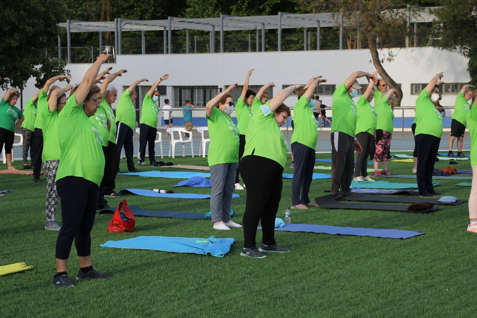 Participantes de una edición pasada del programa Tu salud en forma de Montilla.