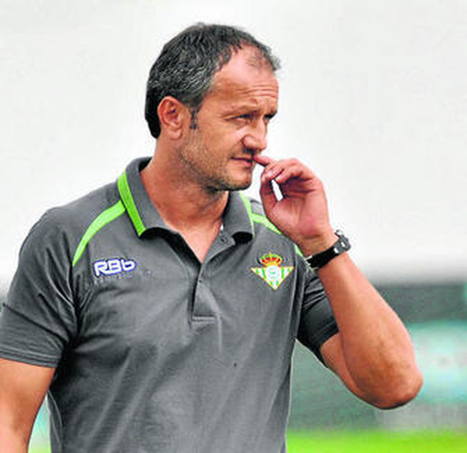 El entrenador del Betis B, Risto Vidakovic.