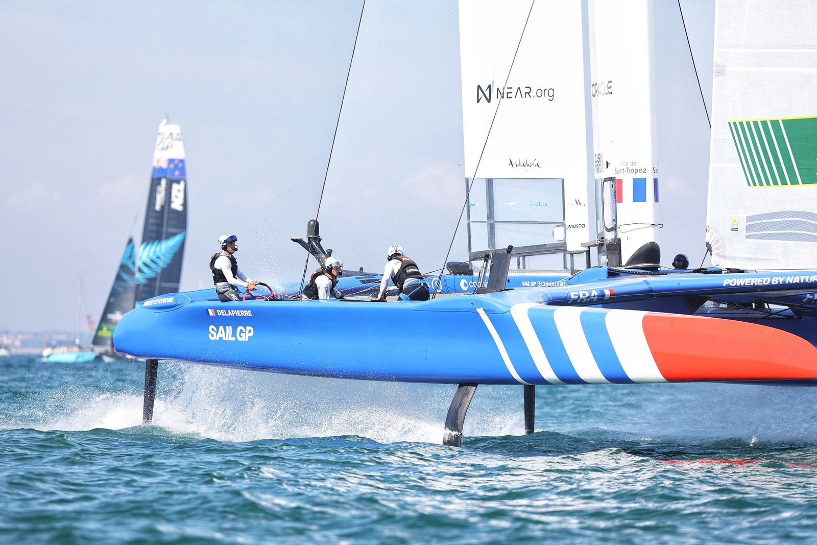 Sail GP Cádiz: El primer entrenamiento ya deja imágenes espectaculares