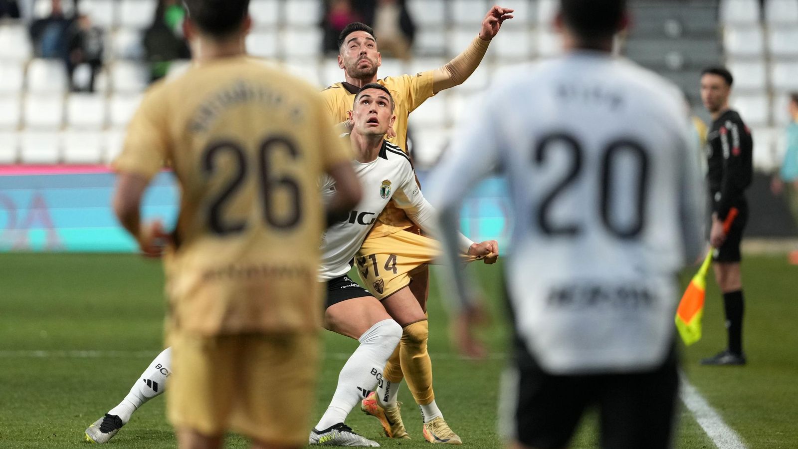 El Burgos-Málaga CF, en fotos