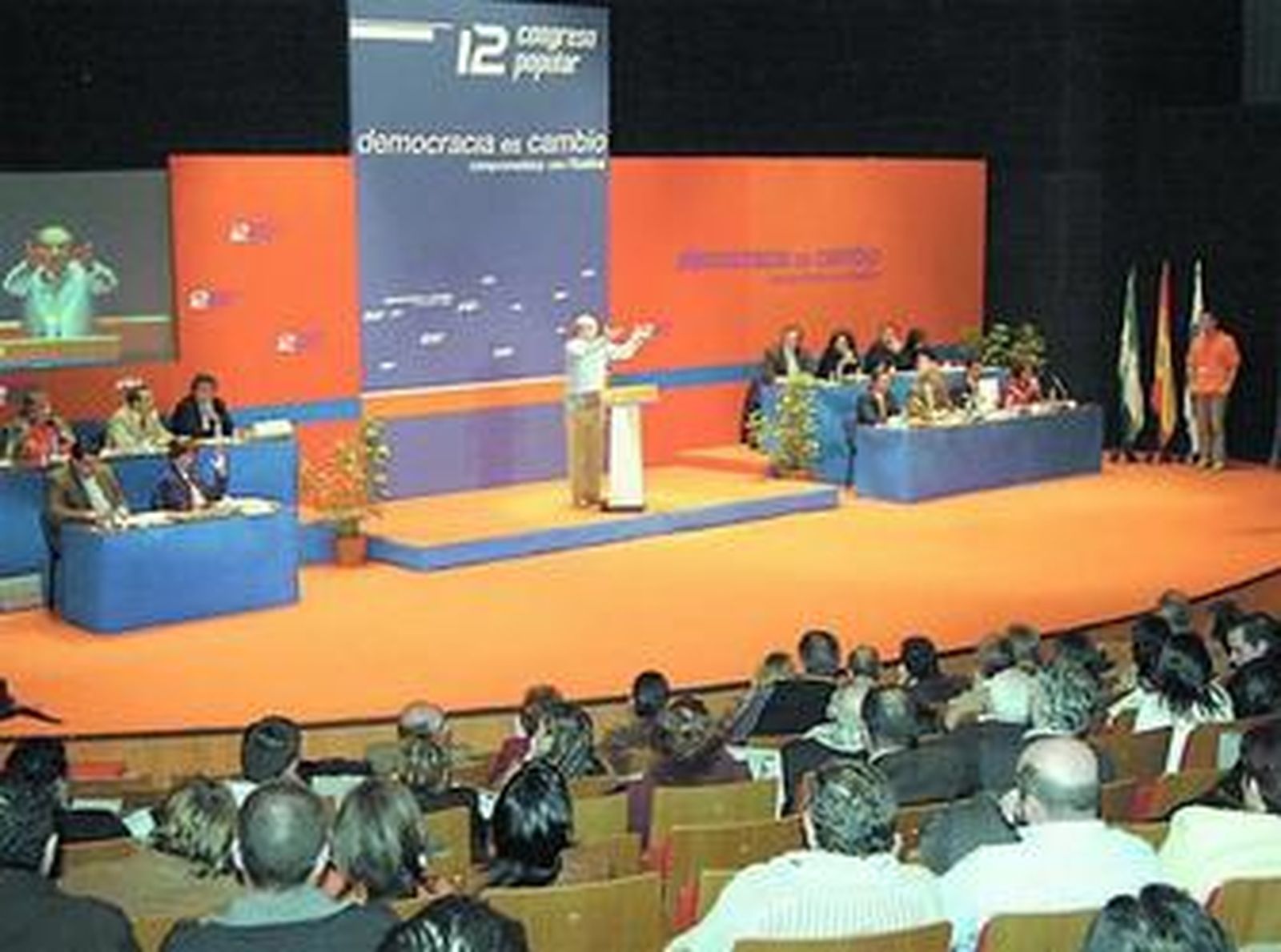 Imagen del último congreso provincial en el que Pedro Rodríguez fue elegido presidente.