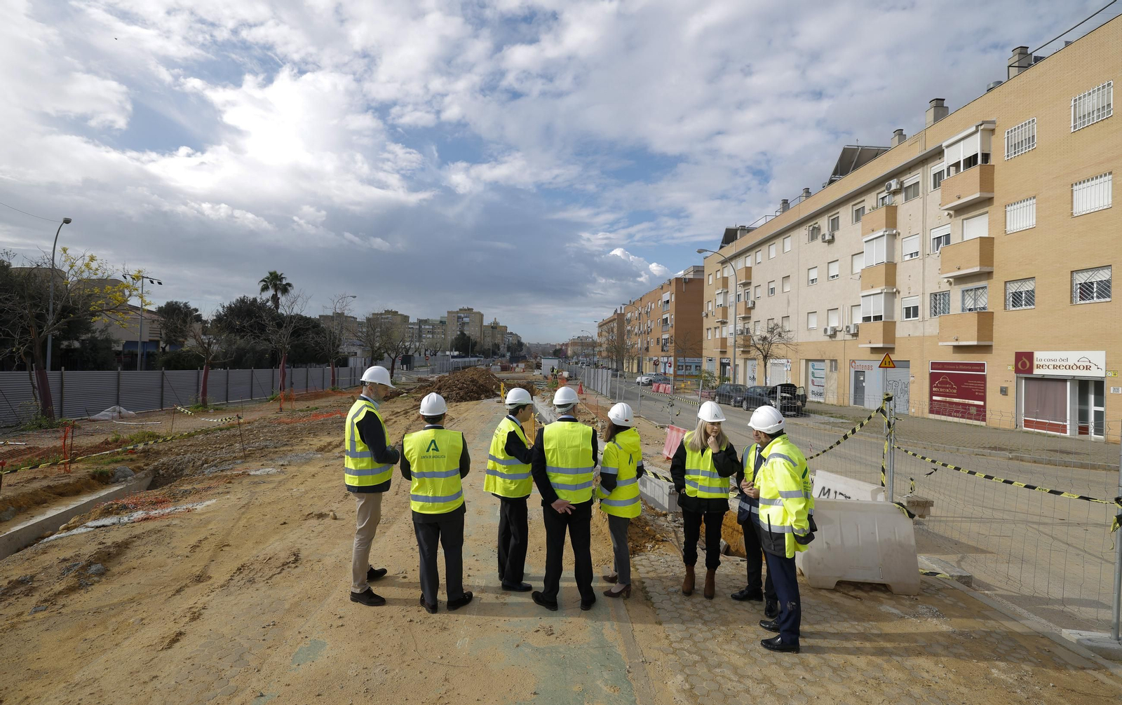 Los avances de la linea 3 del metro de Sevilla, en fotos