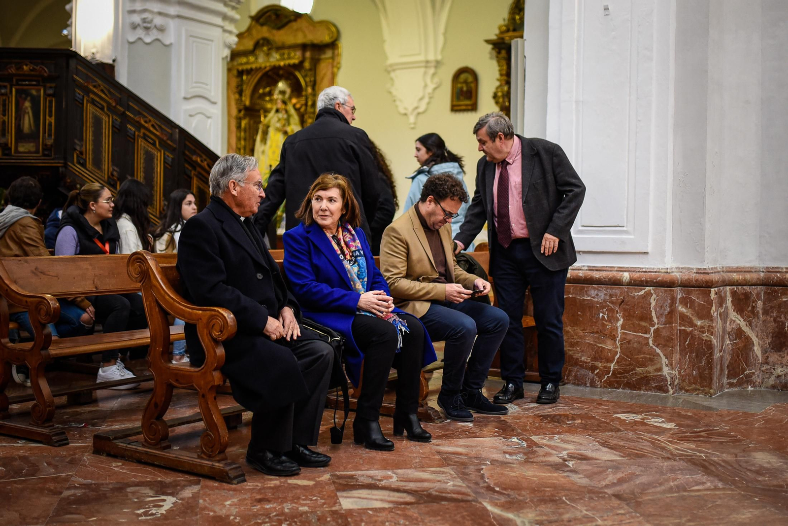 Imágenes de la presentación de la IX Jornada de Puertas Abiertas del Patrimonio Religioso Onubense