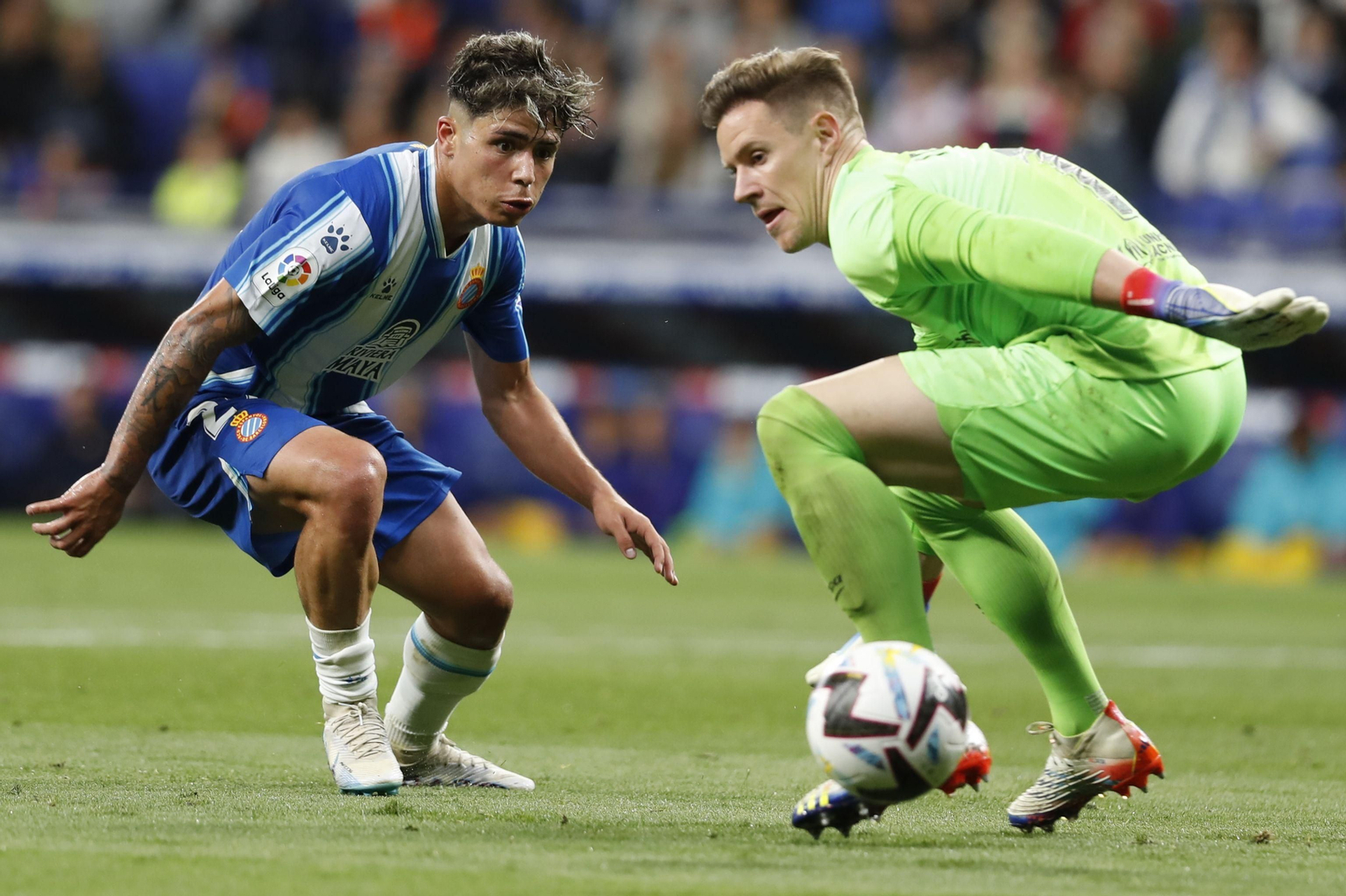 Las fotos de la celebración fallida del Barcelona ante el Espanyol