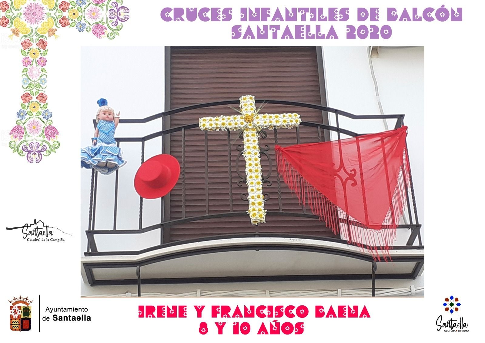 Así son las Cruces de Mayo de los niños de Santaella