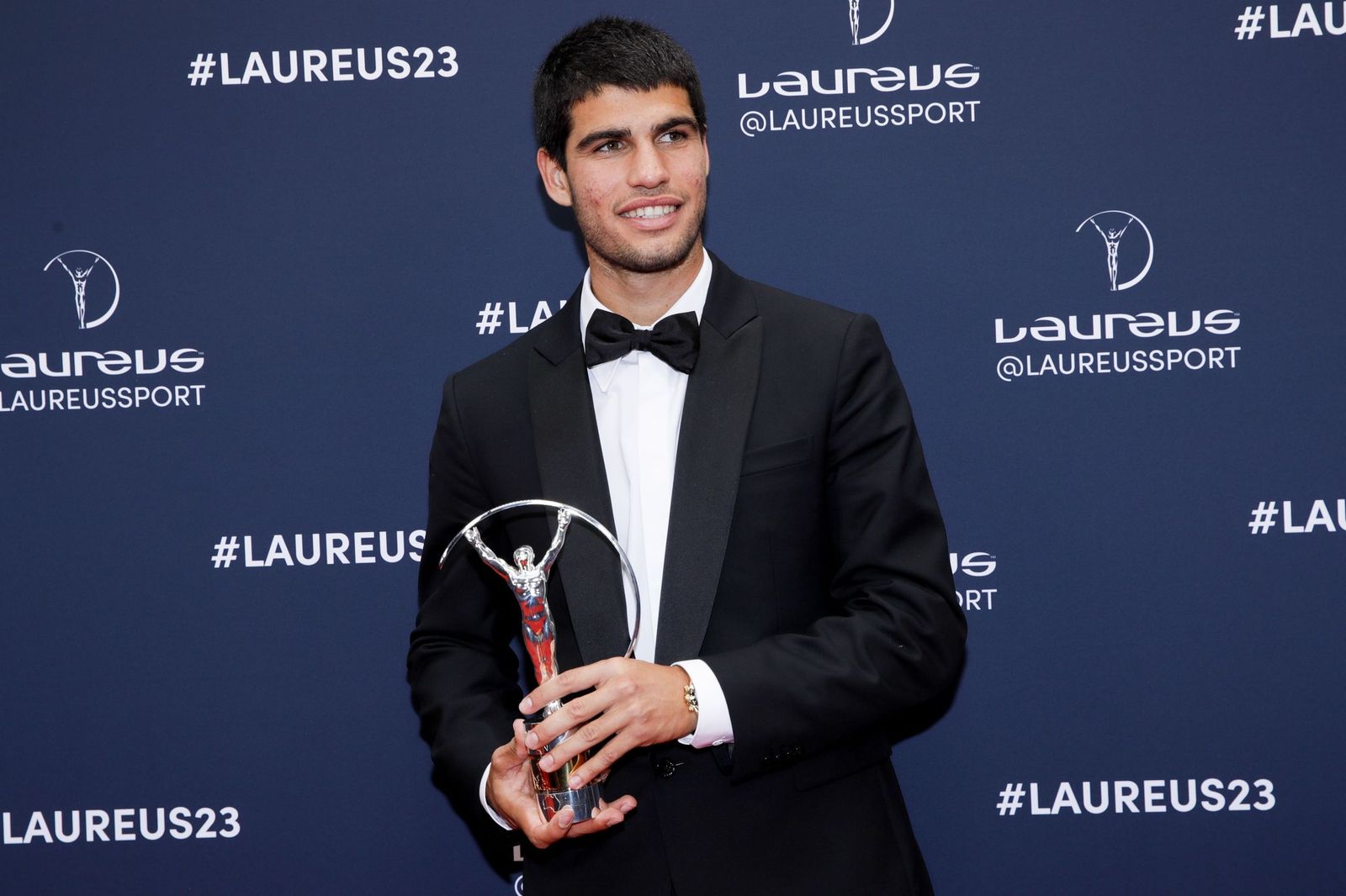 Alcaraz ya ganó un premio Laureus al deportista revelación en 2023, después de su primer Grand Slam en el US Open