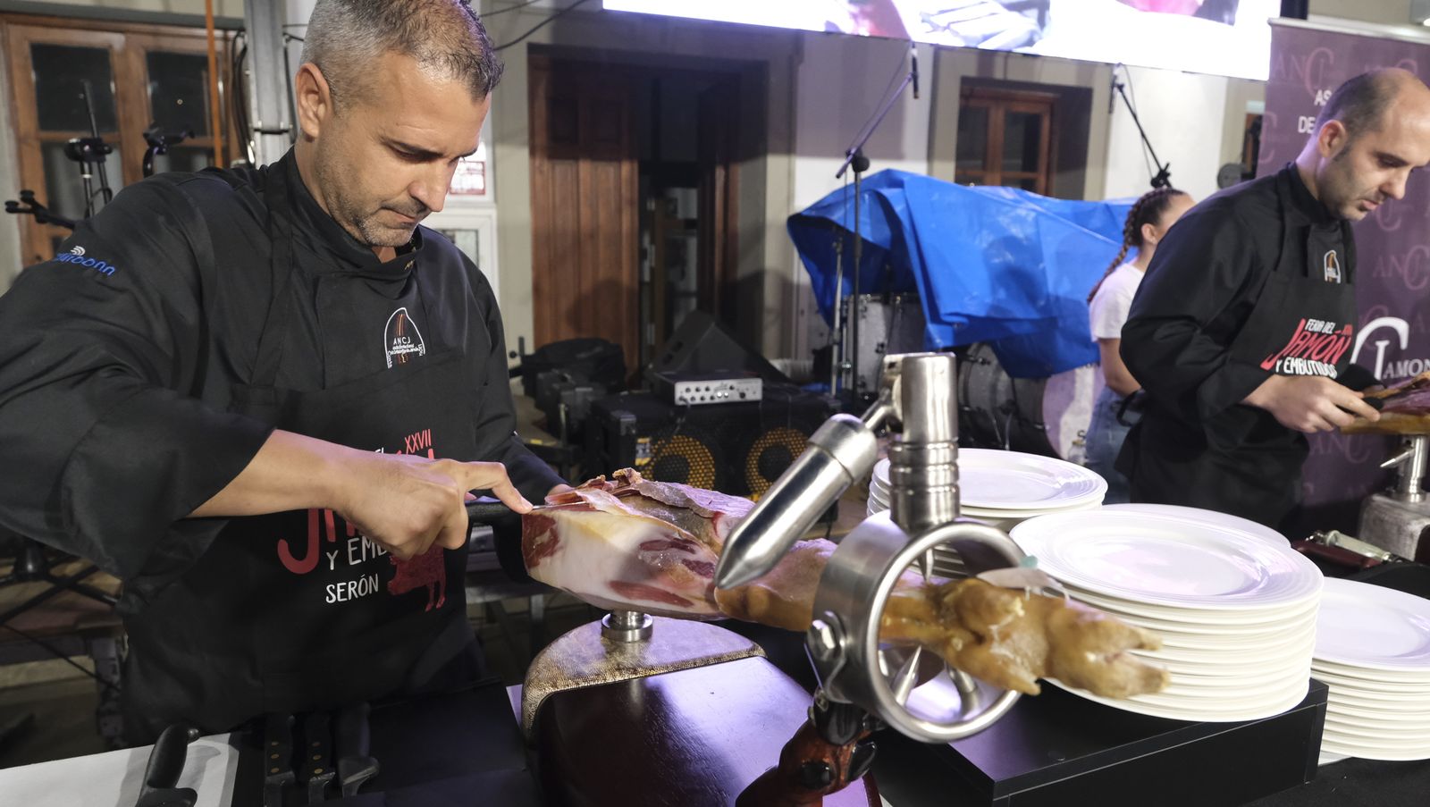Imágenes del Concurso Nacional de Cortadores de Jamón de Serón