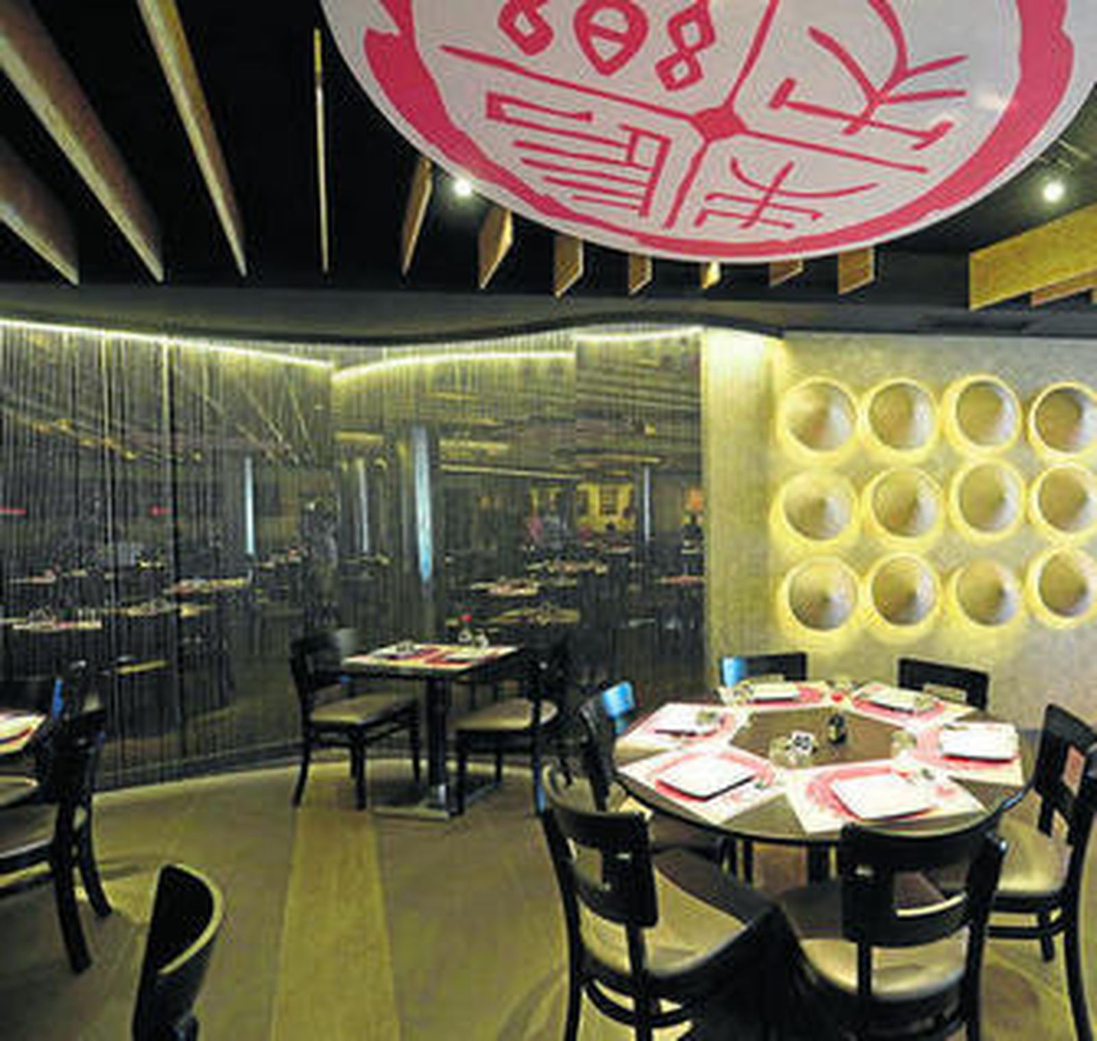 Interior del restaurante.