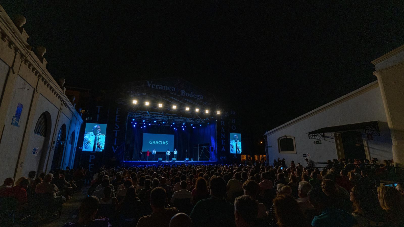 Espectáculo del Comandante Lara en Tío Pepe Festival