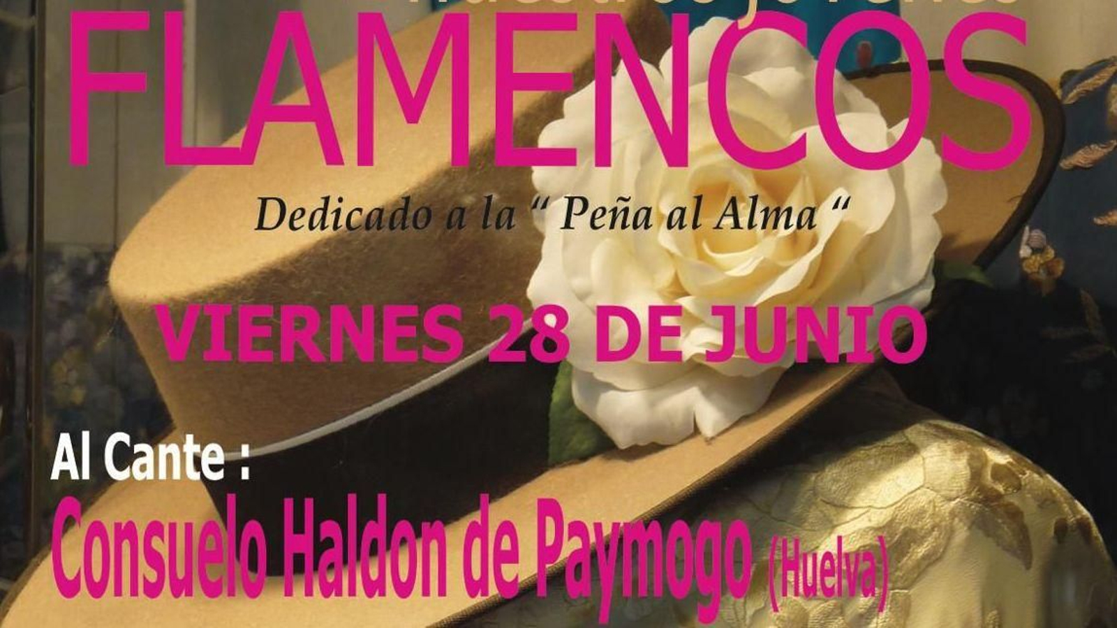 El cartel anunciador del evento.