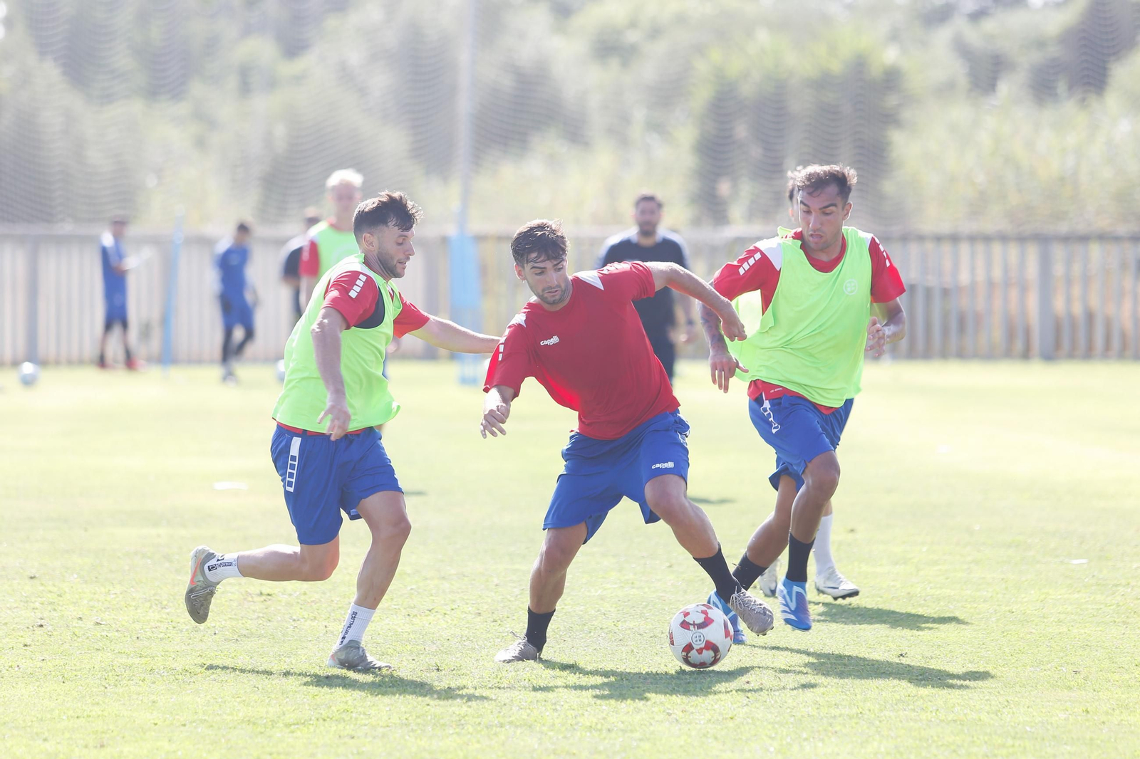 Las fotos del entrenamiento de pretemporada del Algeciras en La Menacha