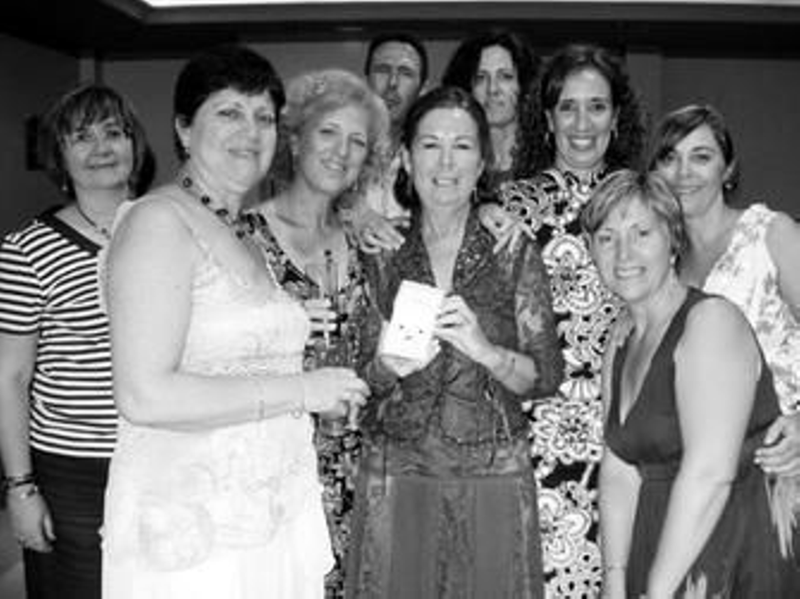 Rosario Fernández junto a otras profesoras del San Isidro.