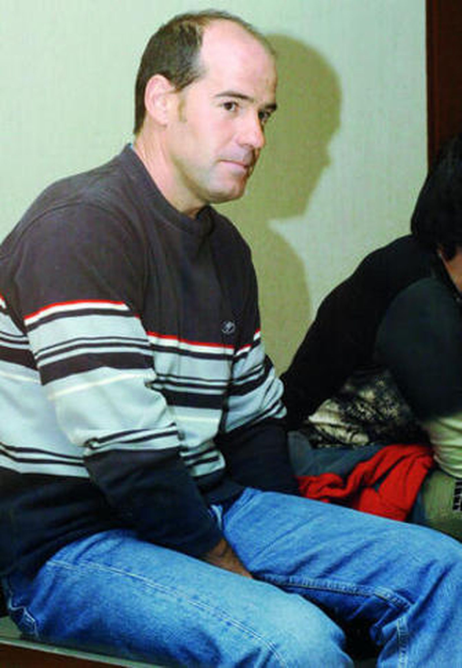 Mikel Azurmendi, en una comparecencia ante el juez tras su detención.