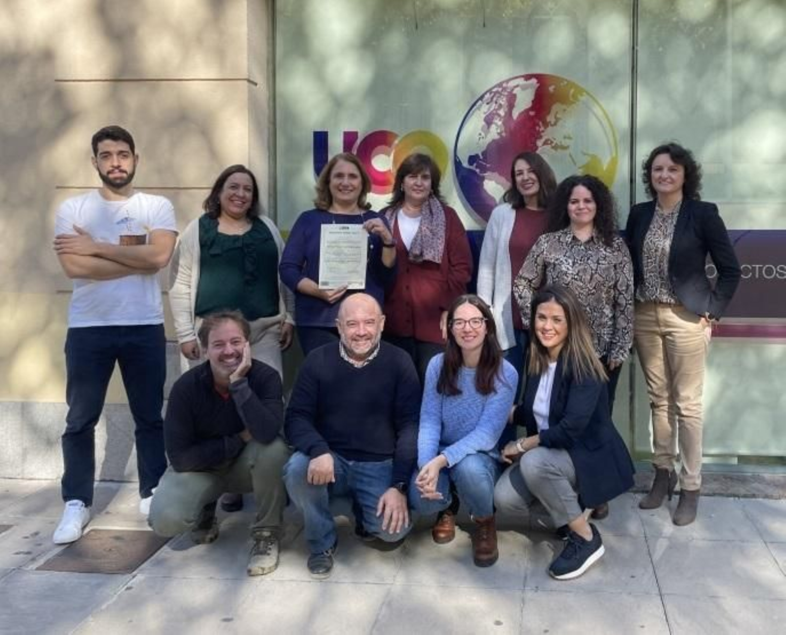 Equipo de la Oficina de Proyectos Internacionales de la Universidad de Córdoba.