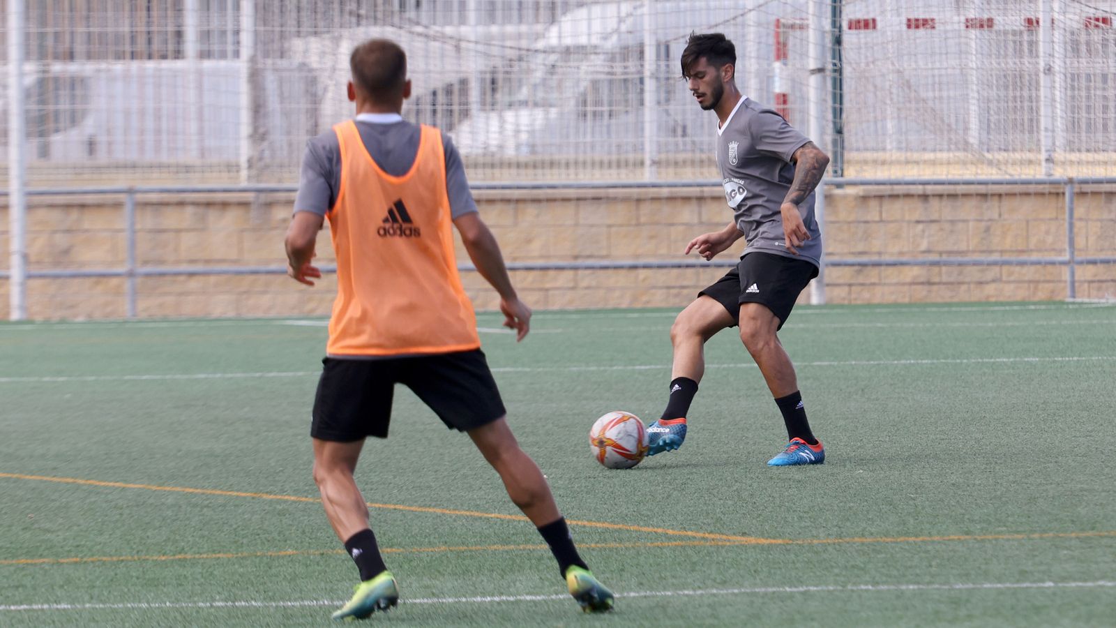 Entrenamiento del Xerez CD en la Granja