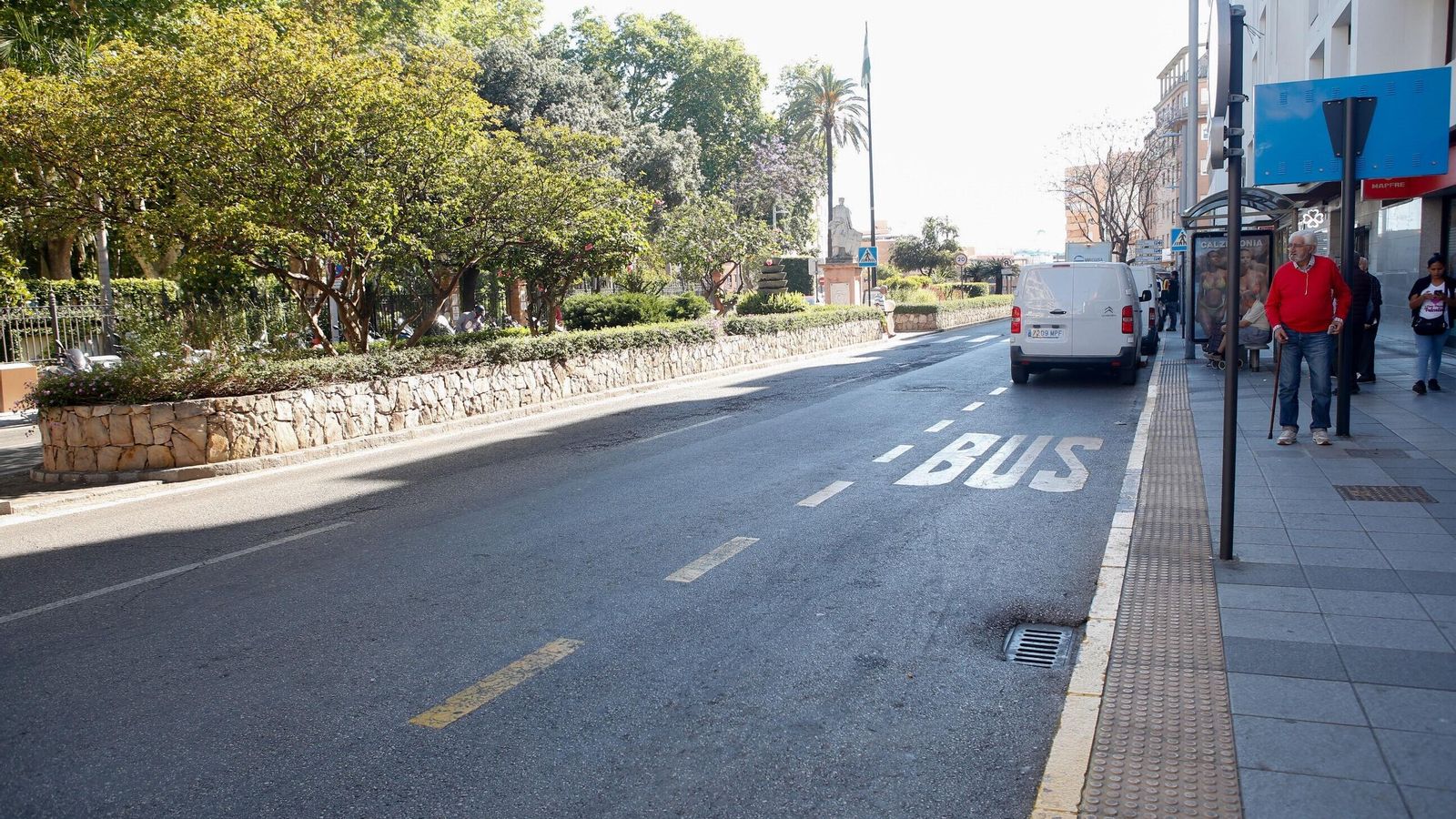 El tramo de la Avenida Blas Infante que será reformado.