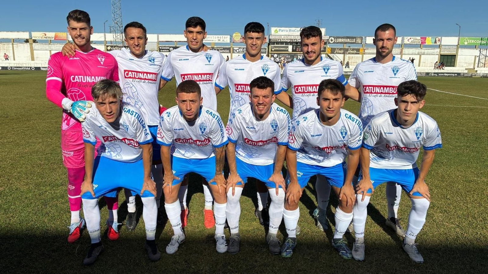El once del Castilleja, en el partido ante el Pozoblanco.