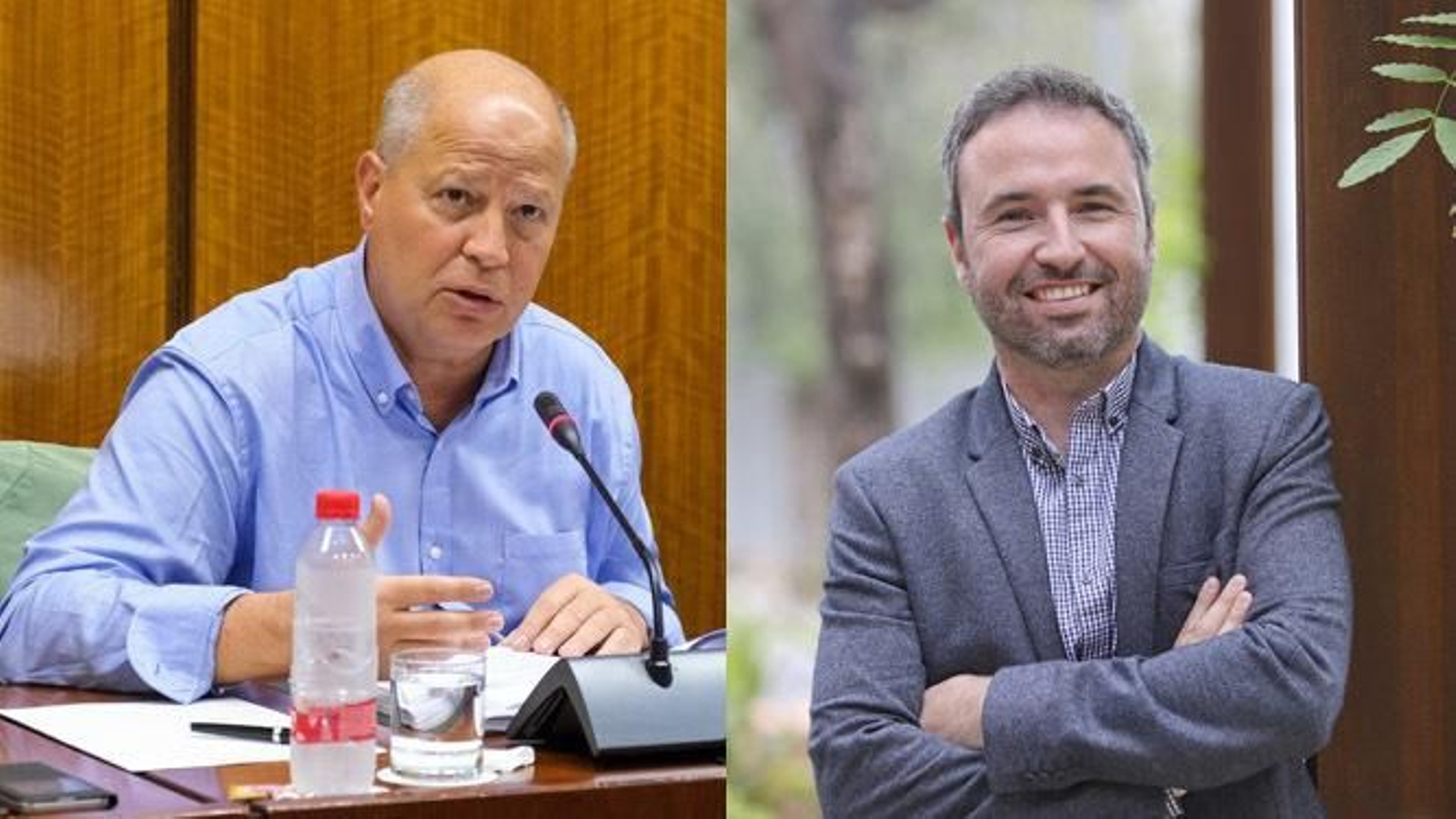 Javier Imbroda y Guillermo Díaz, en imágenes de archivo.